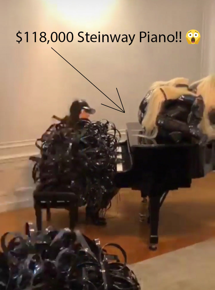 A $120,000 Steinway Piano in your Airbnb, what could possibly go wrong?
