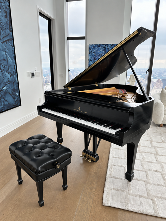 2001 Steinway Model L | Ebony