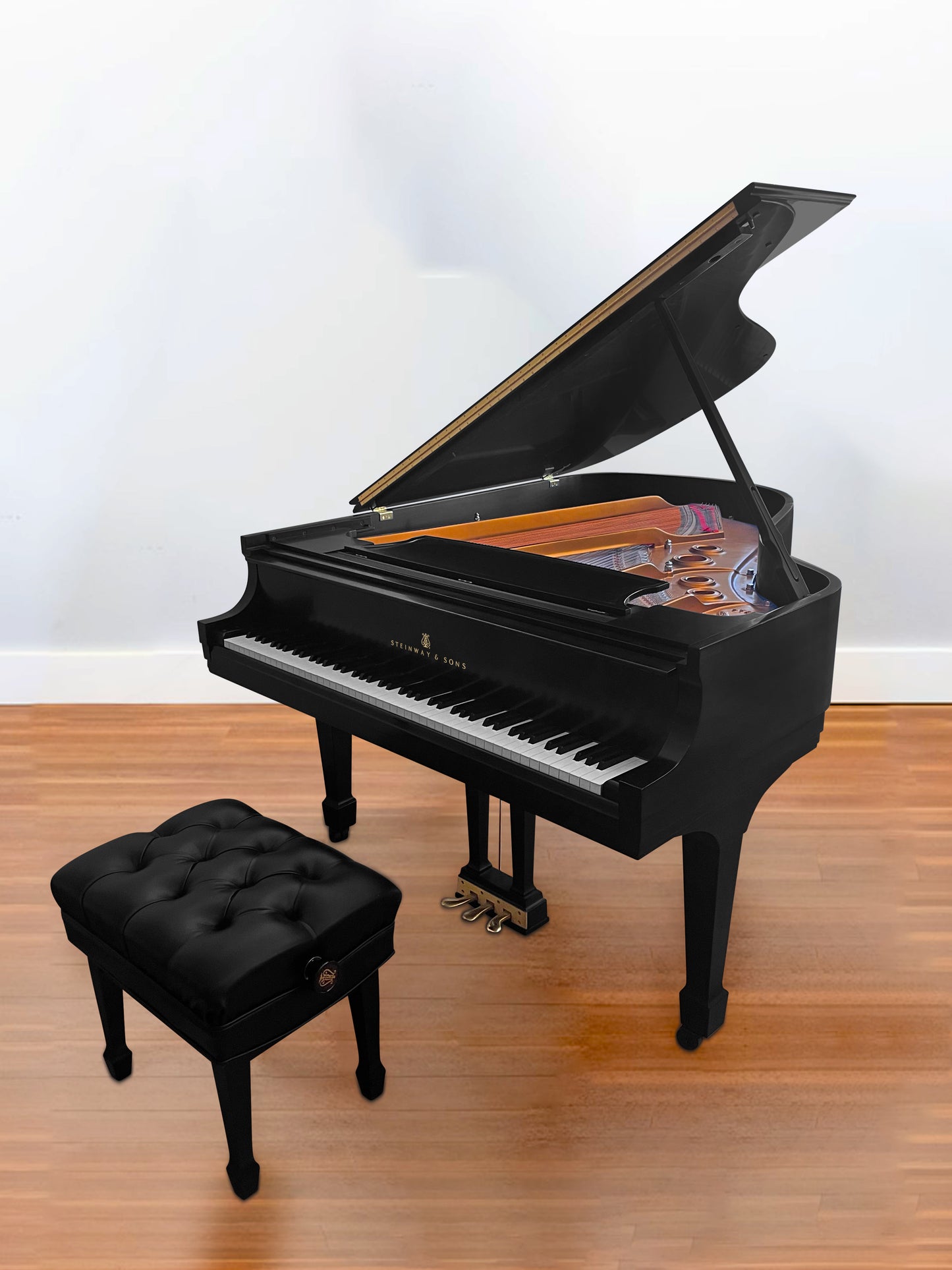 2003 Steinway Grand Piano Model L | 150th-Anniversary Limited Edition | Ebony