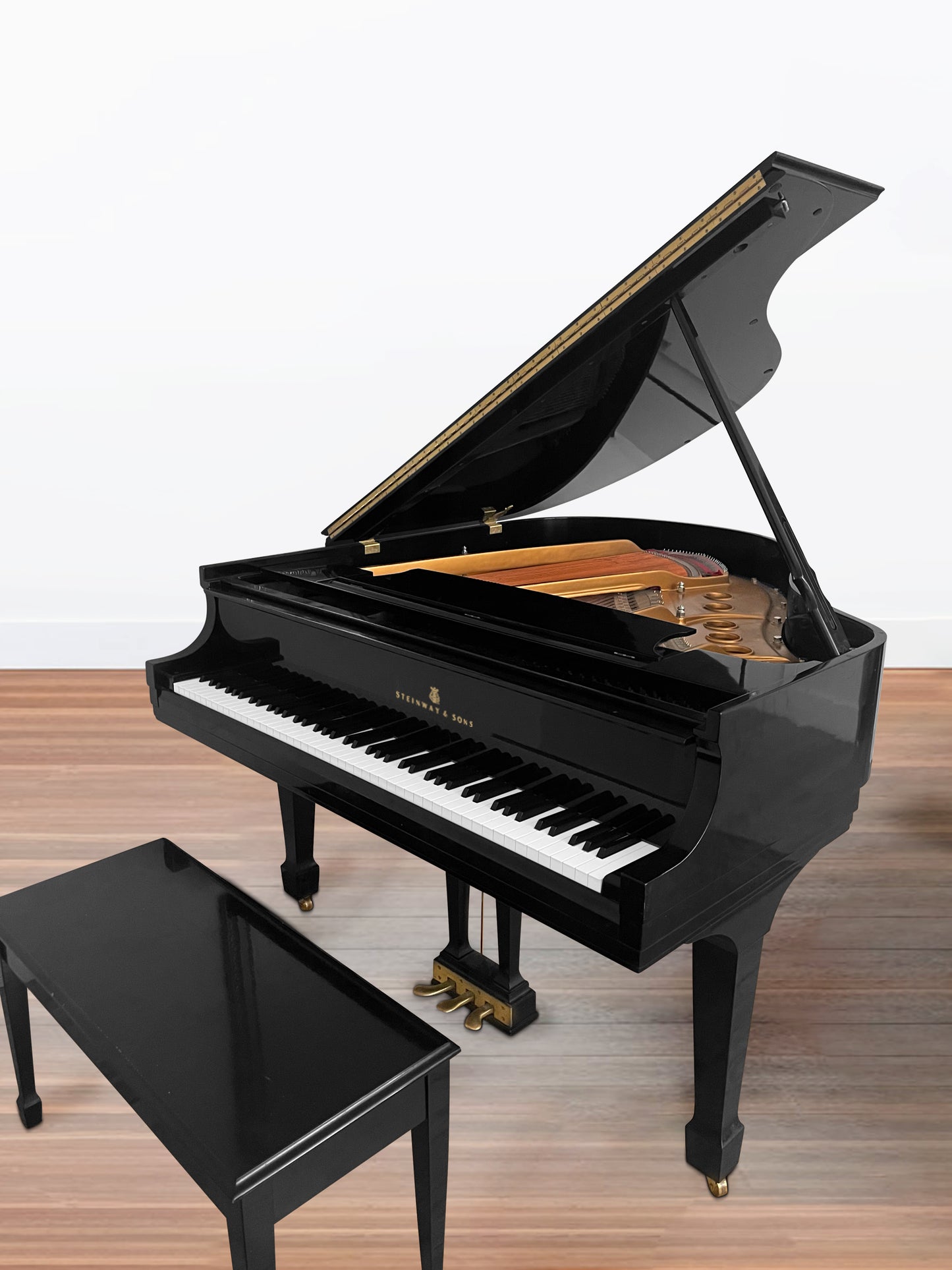 Steinway Model S | 1990 | Semi-Gloss Ebony
