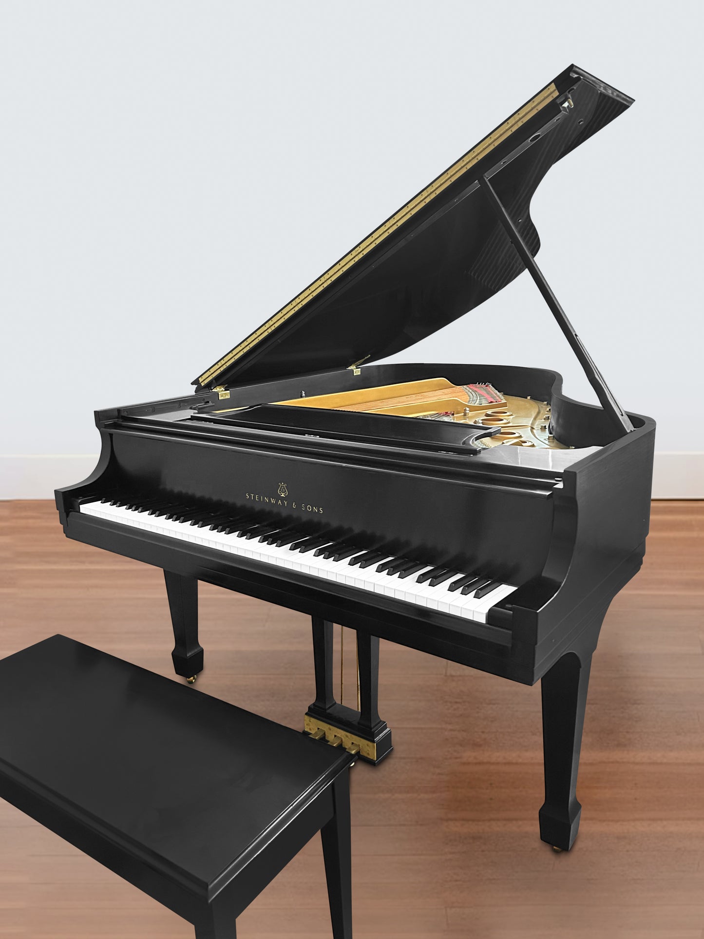 Steinway Model L Signed by Henry Steinway | Ebony | 1997