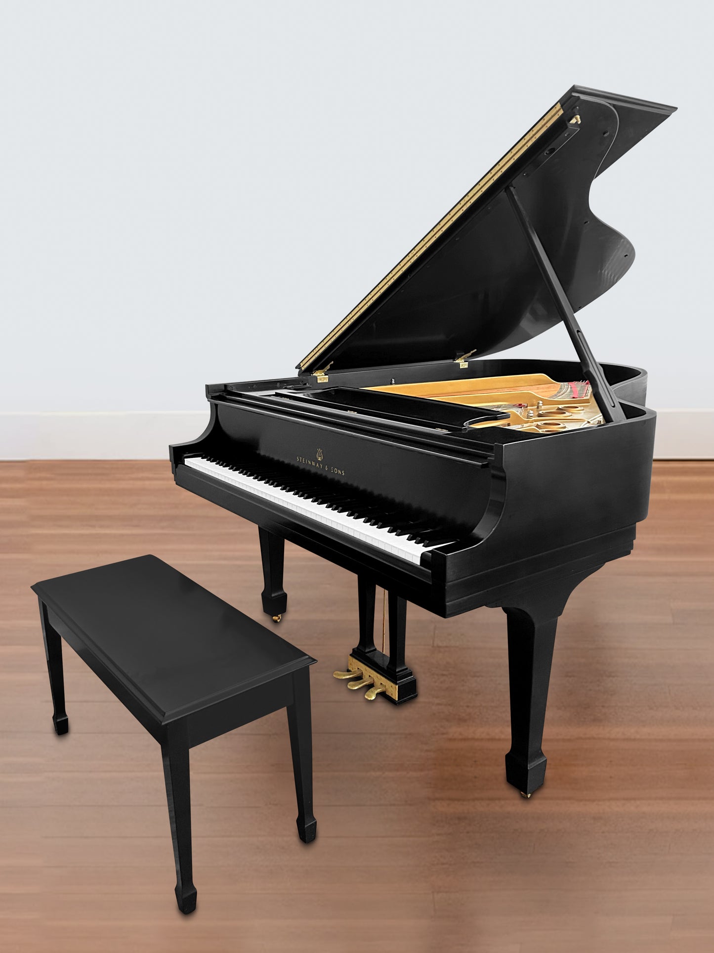 Steinway Model L Signed by Henry Steinway | Ebony | 1997