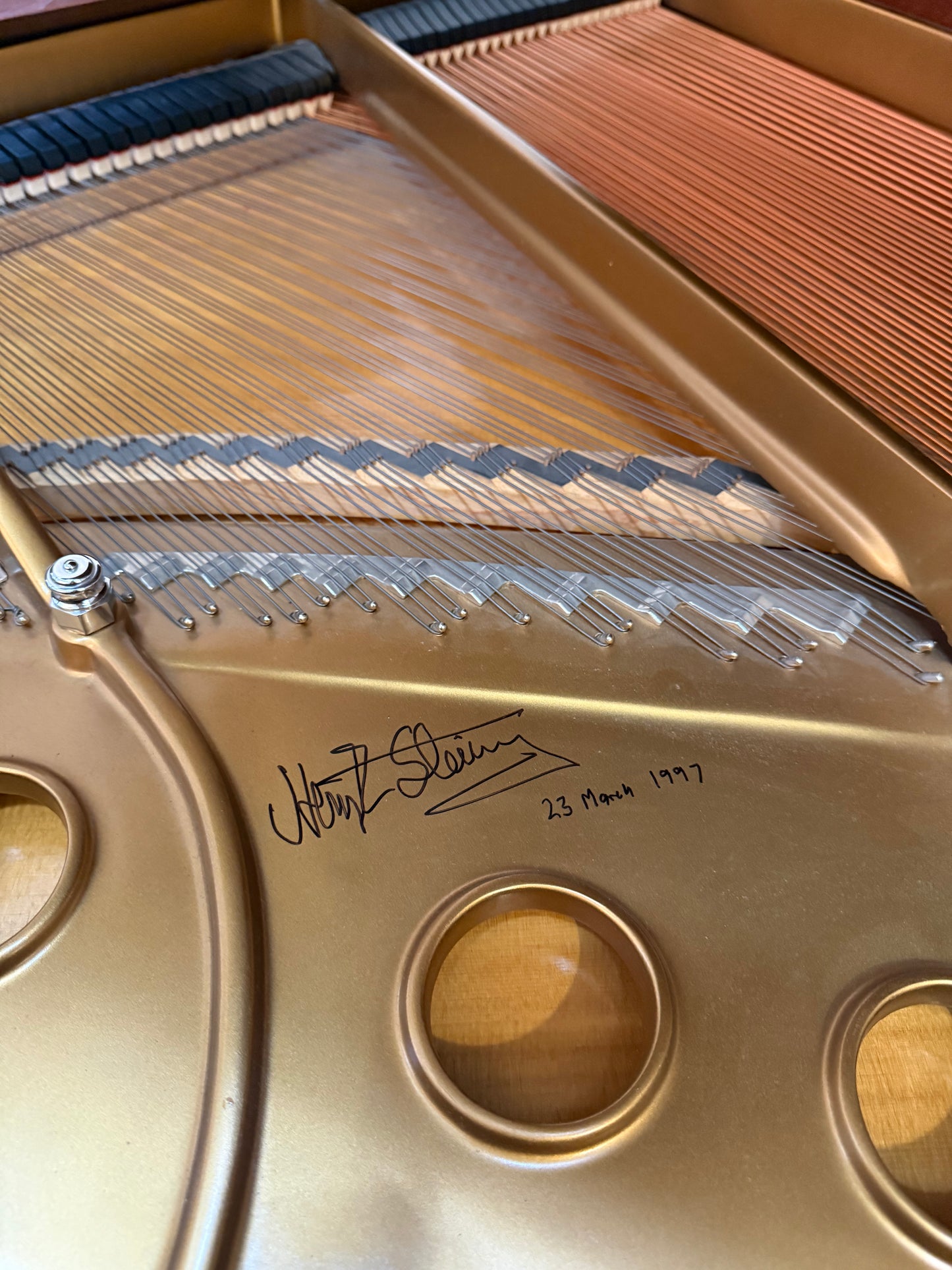 Steinway Model S | Figured Sapele | 1996