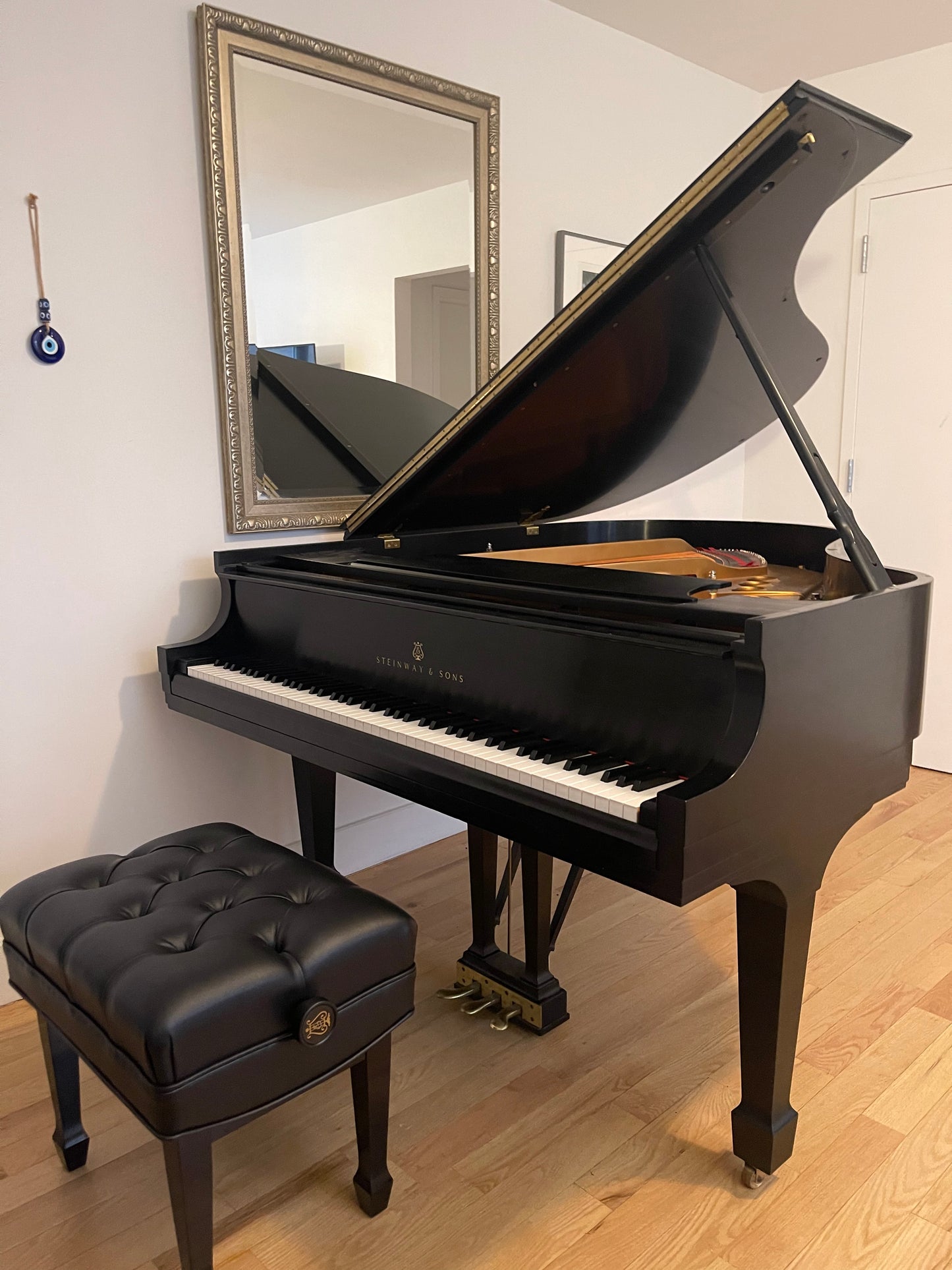 1995 Steinway Grand Piano Model M | Ebony