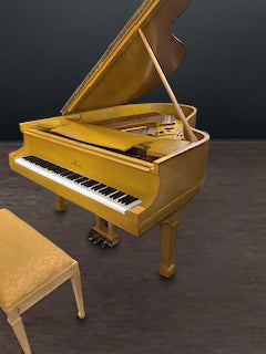 Vintage Steinway Model O | Cream