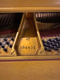 Vintage Steinway Model O | Cream