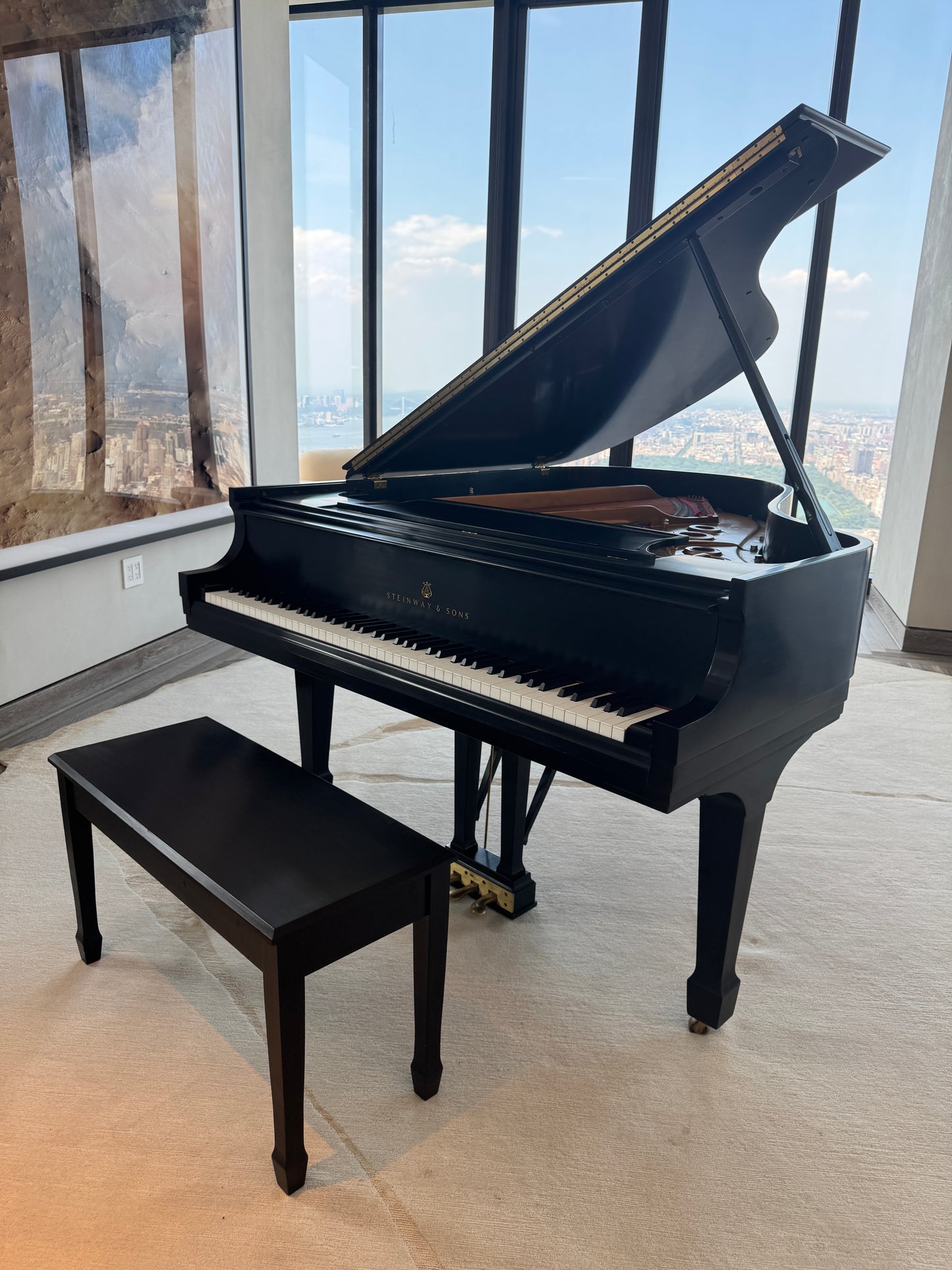 2002 Steinway Model L | Ebony