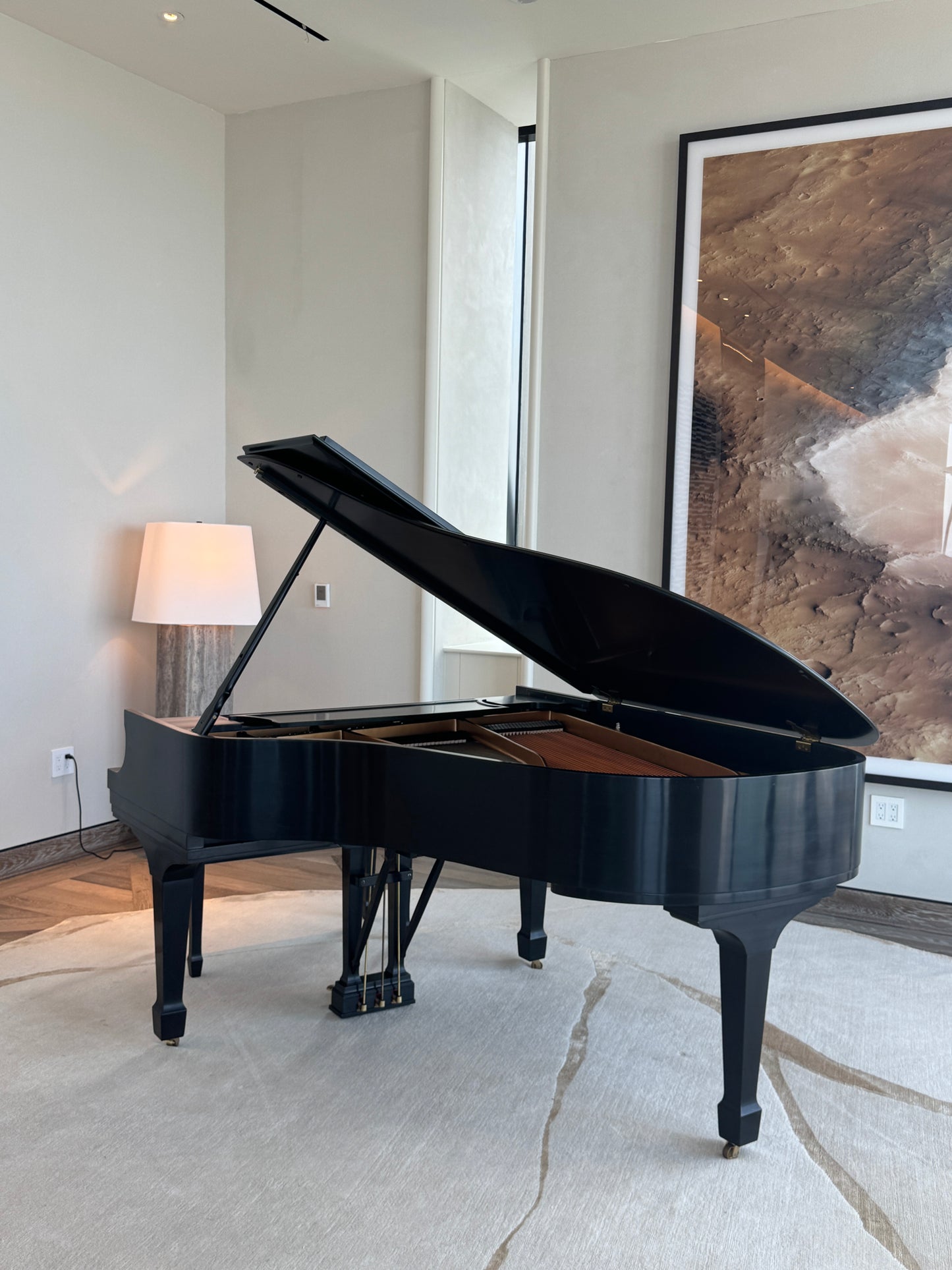 2002 Steinway Model L | Ebony