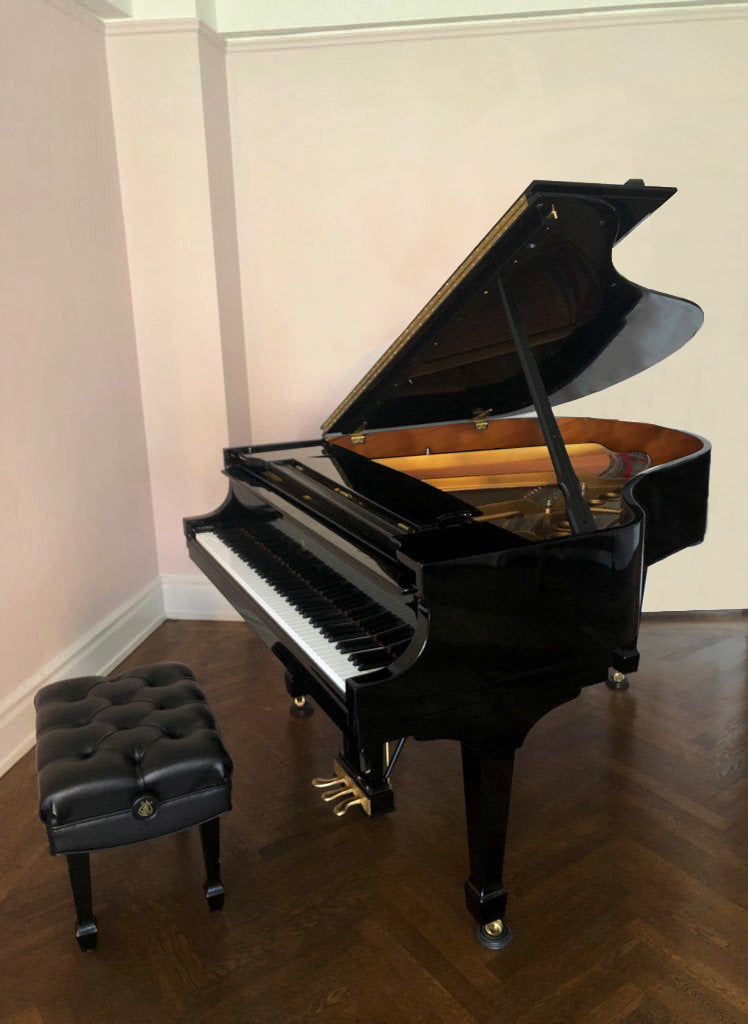 Steinway Model M Spirio Grand Piano | High Gloss Ebony