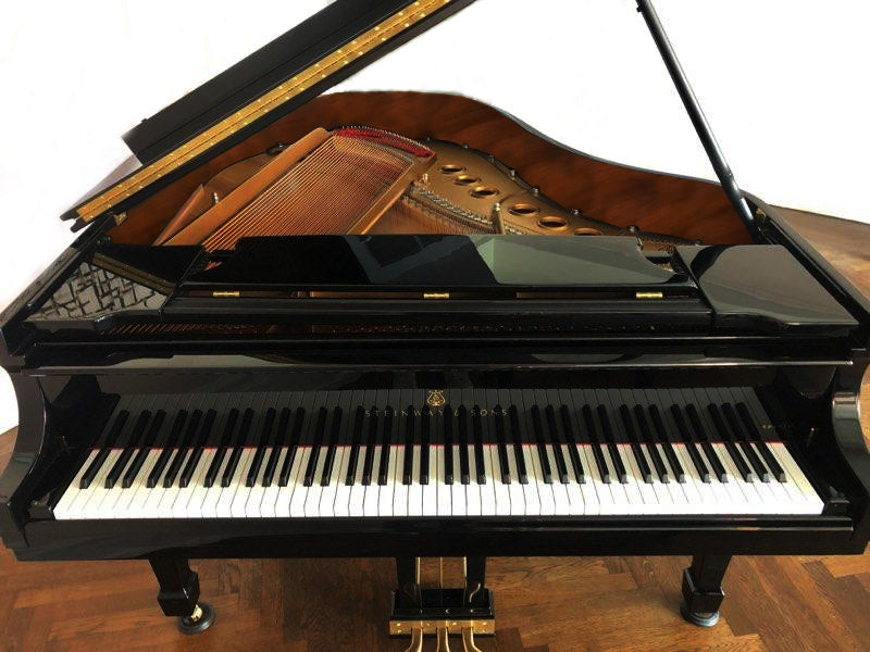 Steinway Model M Spirio Grand Piano | High Gloss Ebony