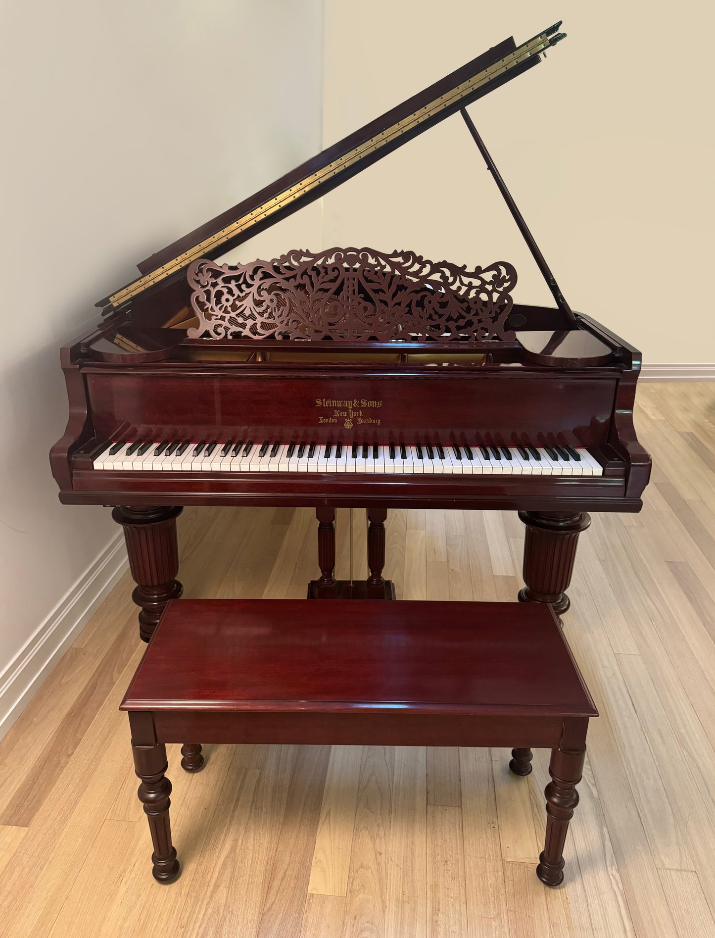 2003 Steinway Model L | Henry Ziegler Limited Edition | African Cherry