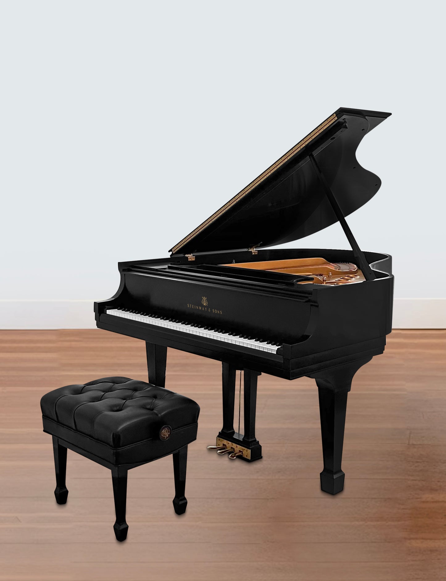 Steinway Model M | Ebony | 1973