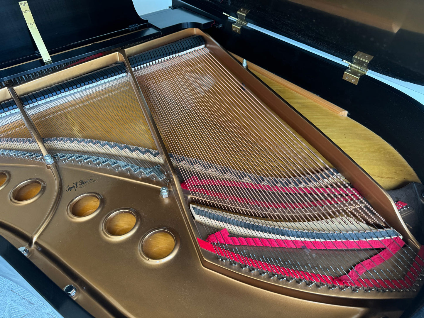 2005 Steinway Model M | 150th Anniversary with Steinway Signature | Ebony