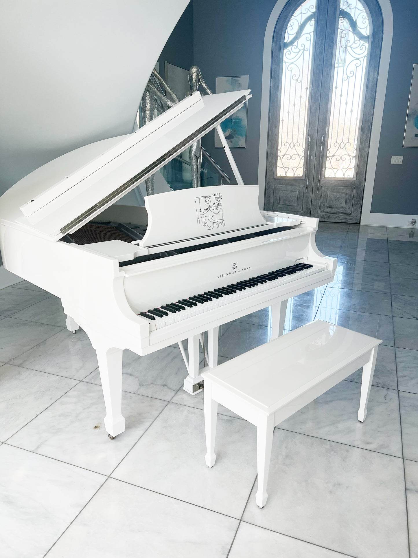 2015 John Lennon Extremely Limited Edition Steinway Model O | Sterling Silver