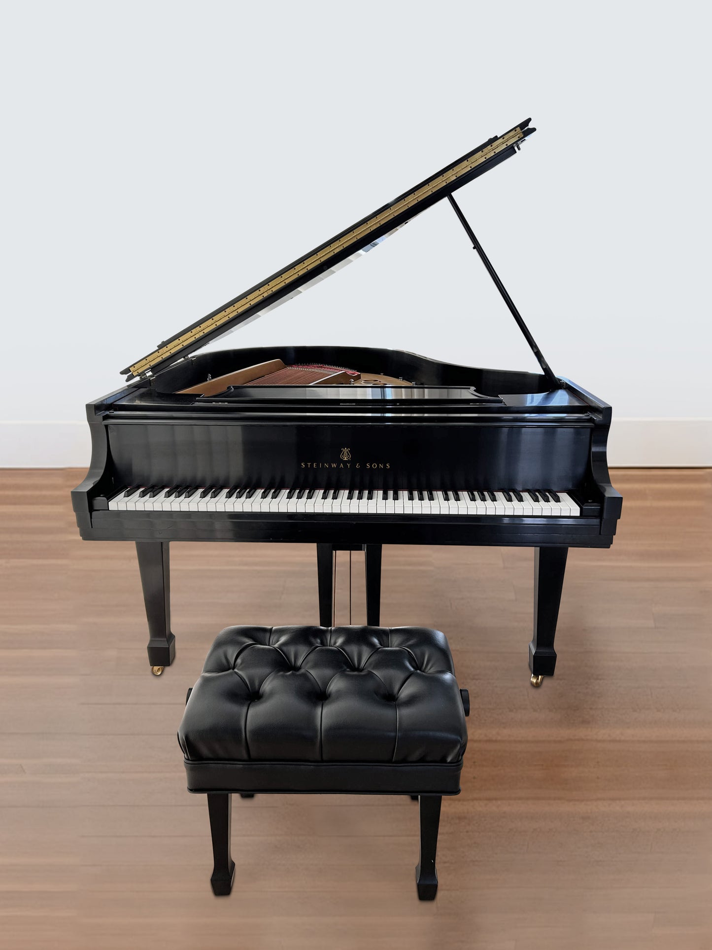 2000 Steinway Model M | Ebony | IPad Player System Similar to Spirio