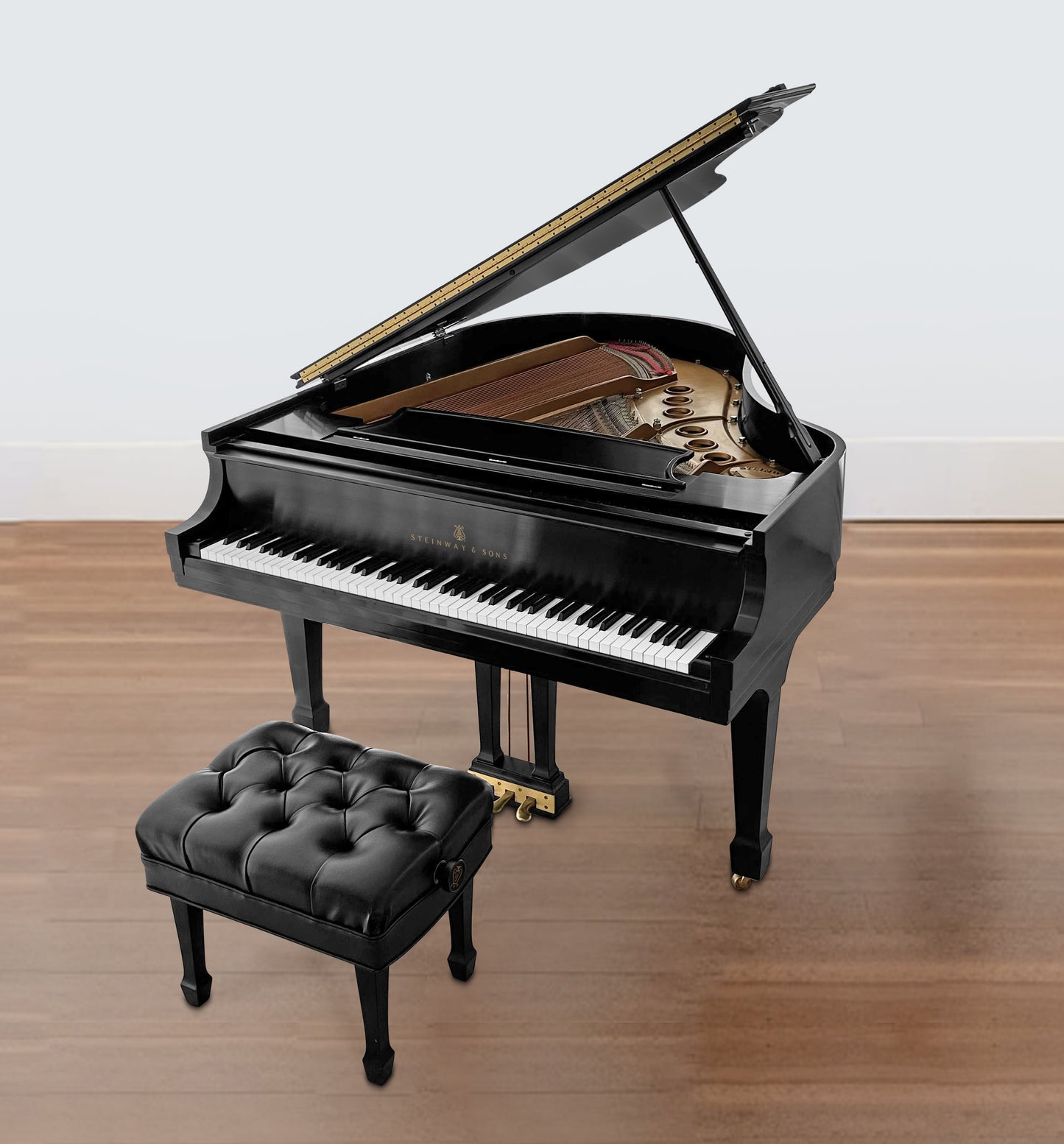 2000 Steinway Model M | Ebony | IPad Player System Similar to Spirio