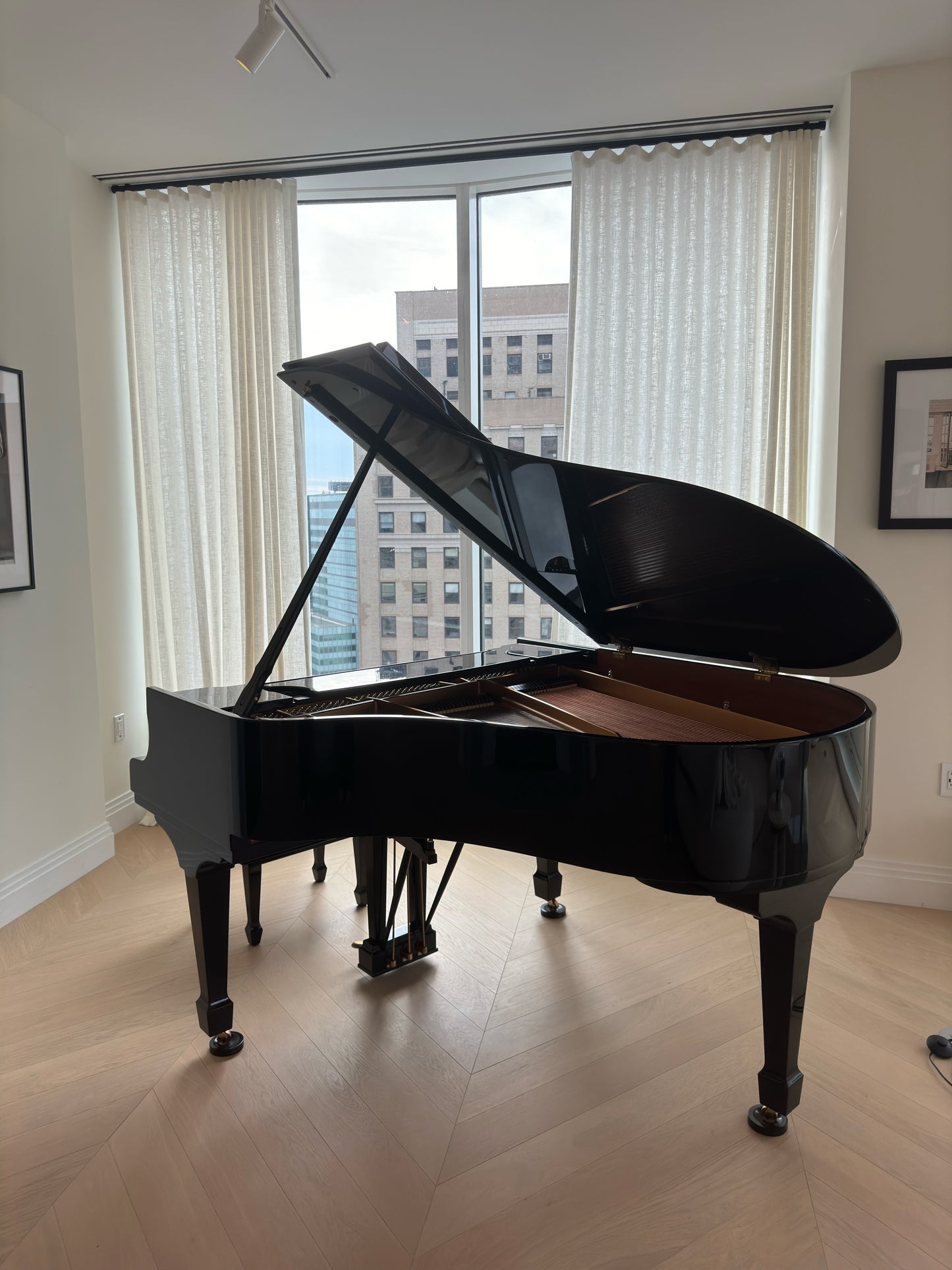 Steinway Model M Spirio | High Gloss Ebony