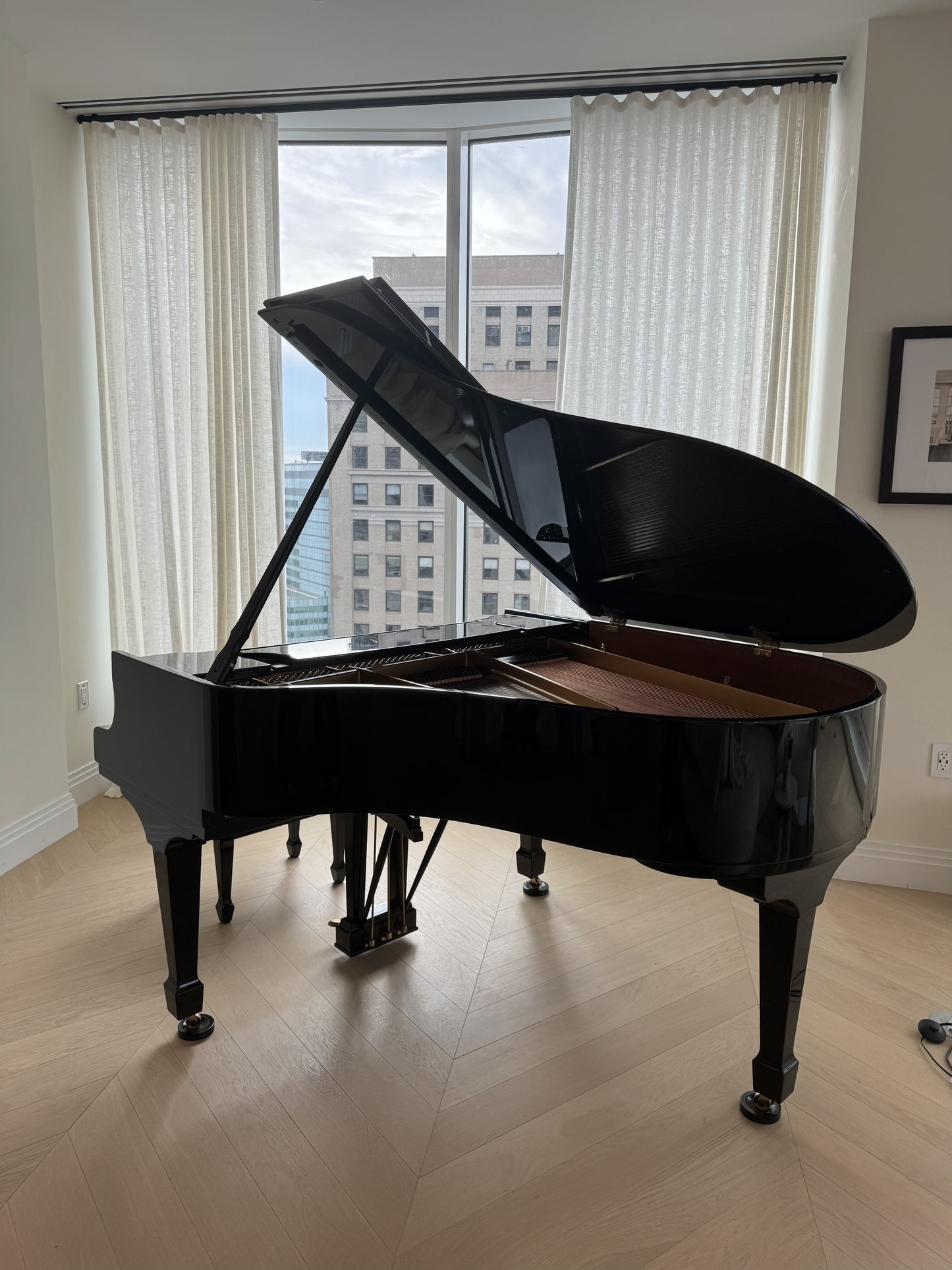 Steinway Model M Spirio | High Gloss Ebony