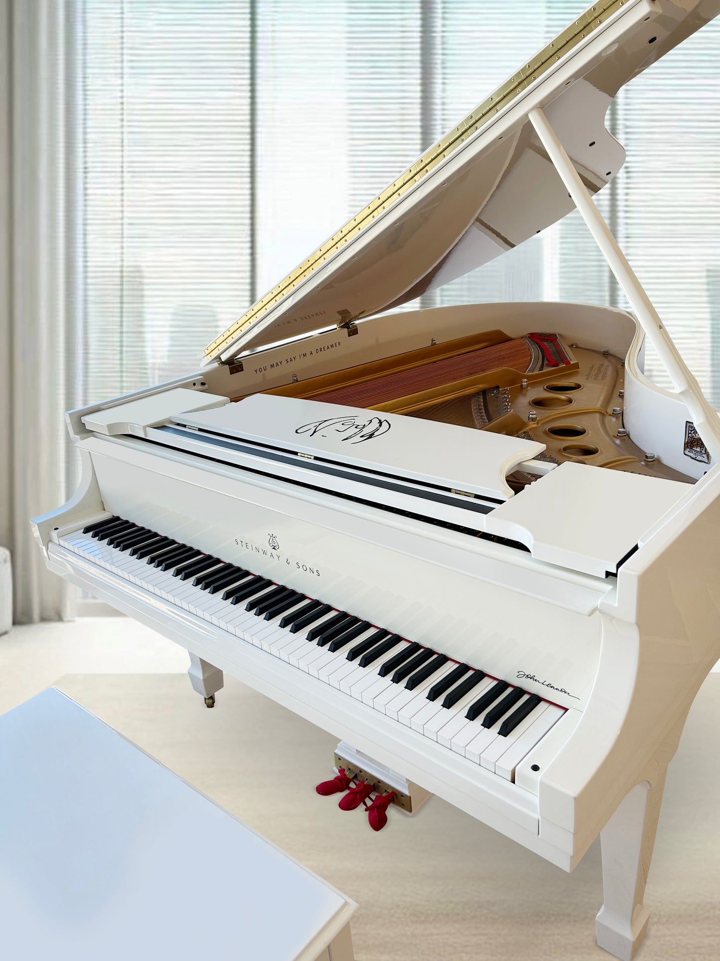 Rare John Lennon "Self Portrait" Steinway Model O | Purchased New in 2011