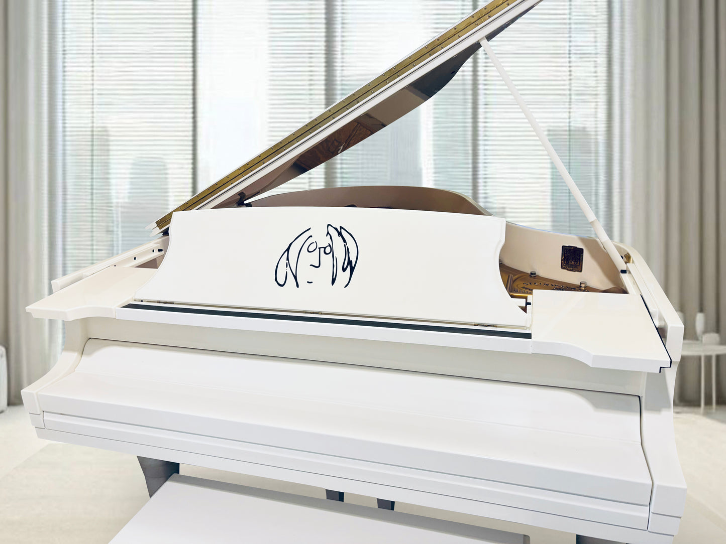Rare John Lennon "Self Portrait" Steinway Model O | Purchased New in 2011