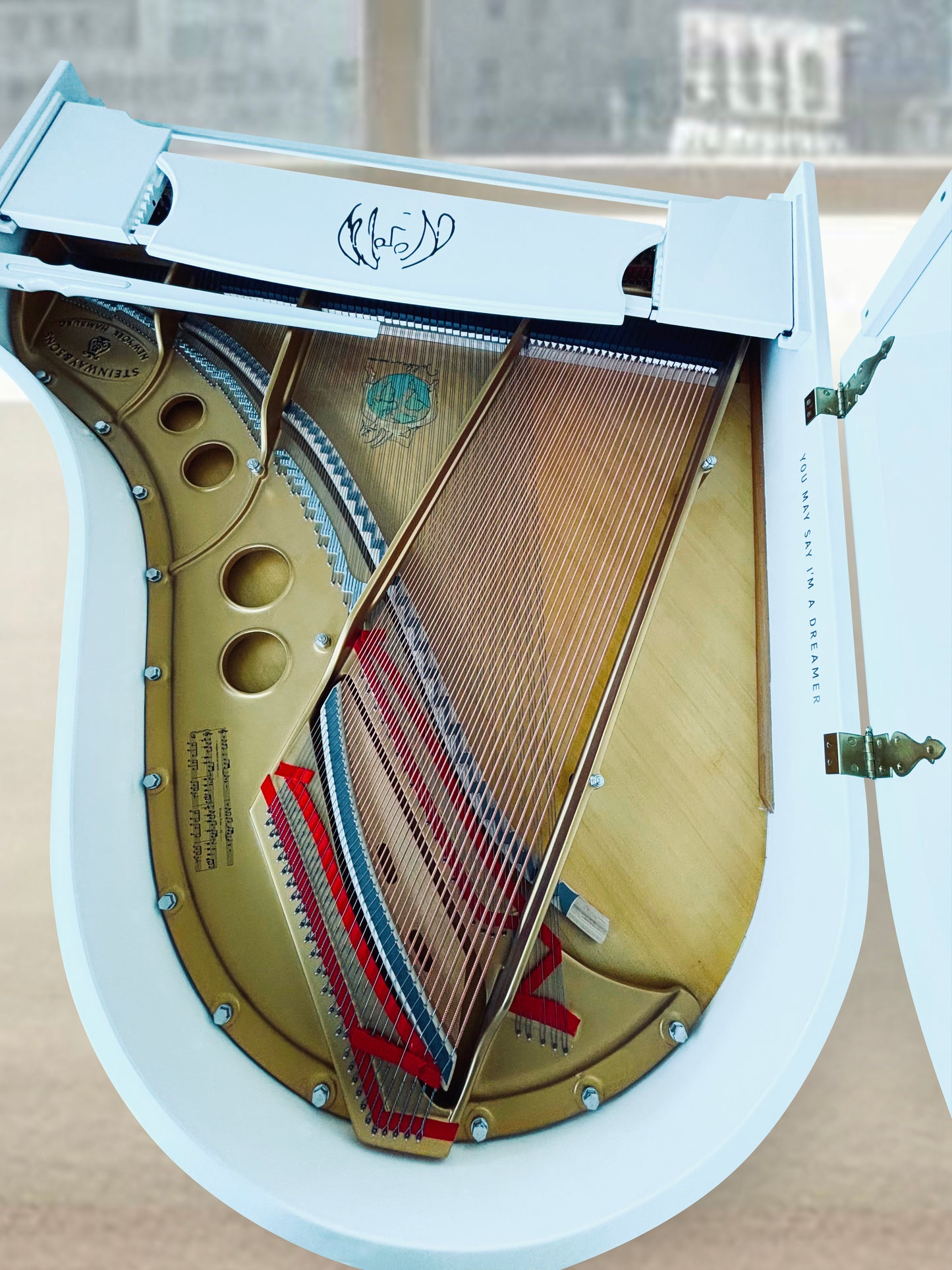 Rare John Lennon "Self Portrait" Steinway Model O | Purchased New in 2011