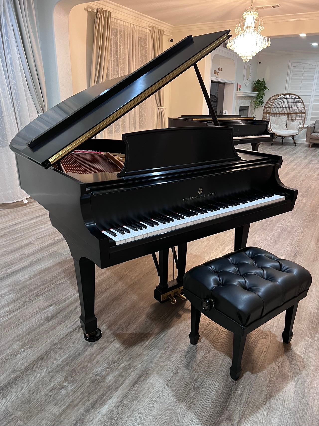 2006 Steinway Model M | Ebony