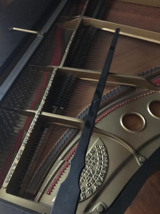 Steinway Model O soundboard