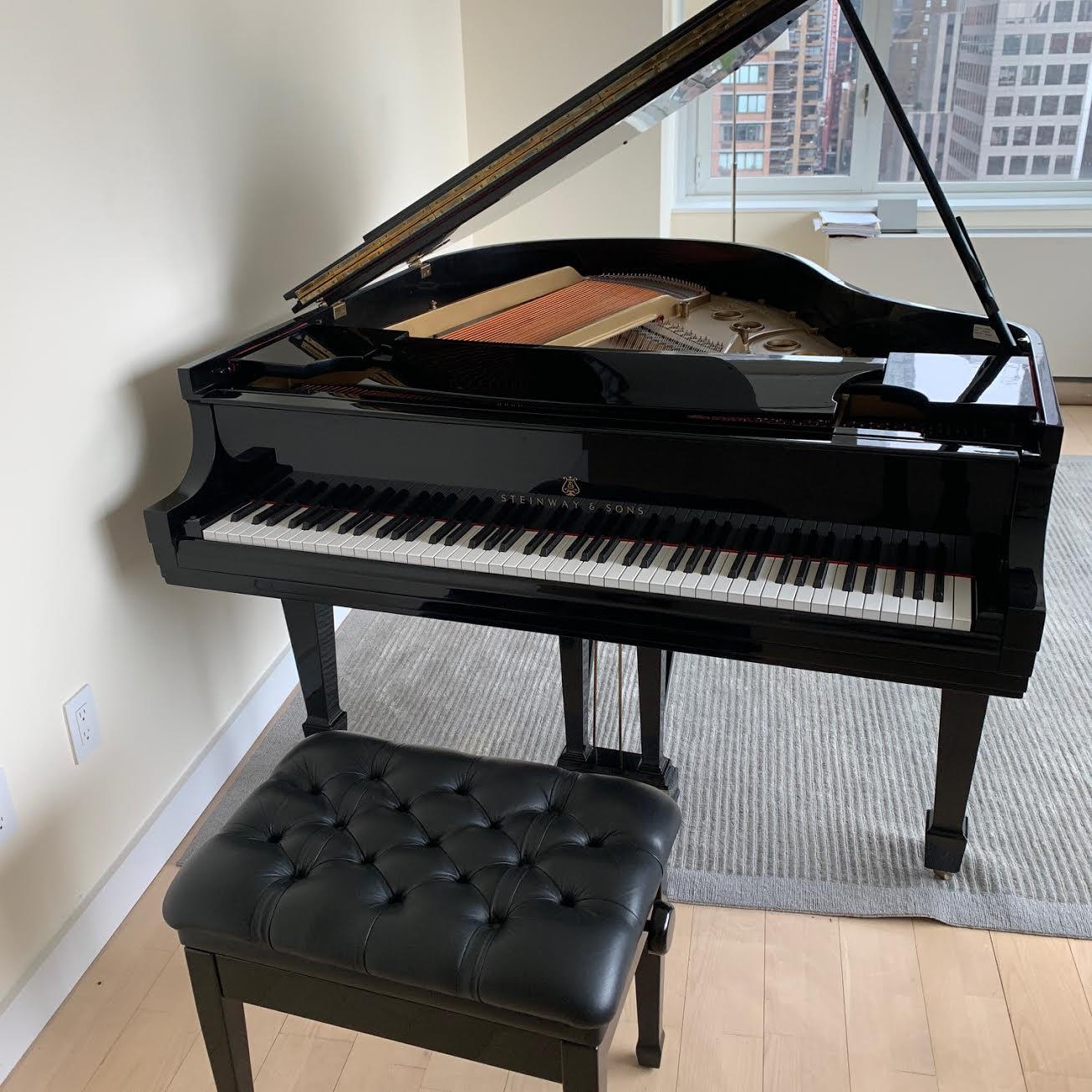 Steinway Model S Grand Piano  High Gloss Ebony