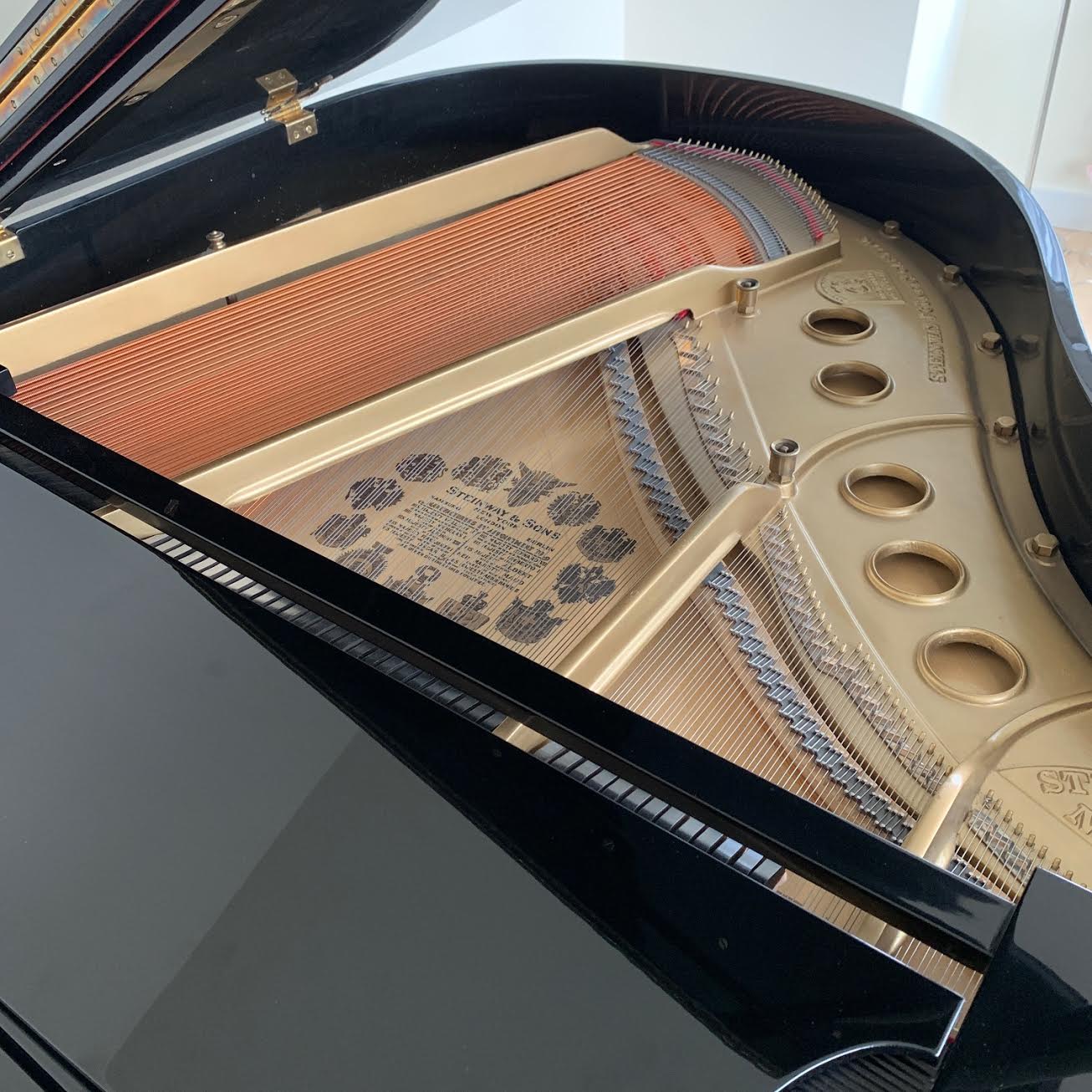 Steinway Model S soundboard