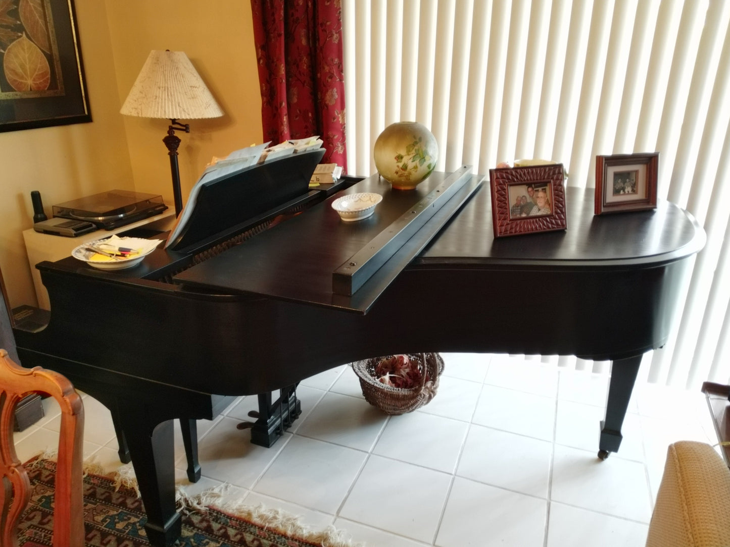 Steinway Model L Grand Piano Restored | Ebony