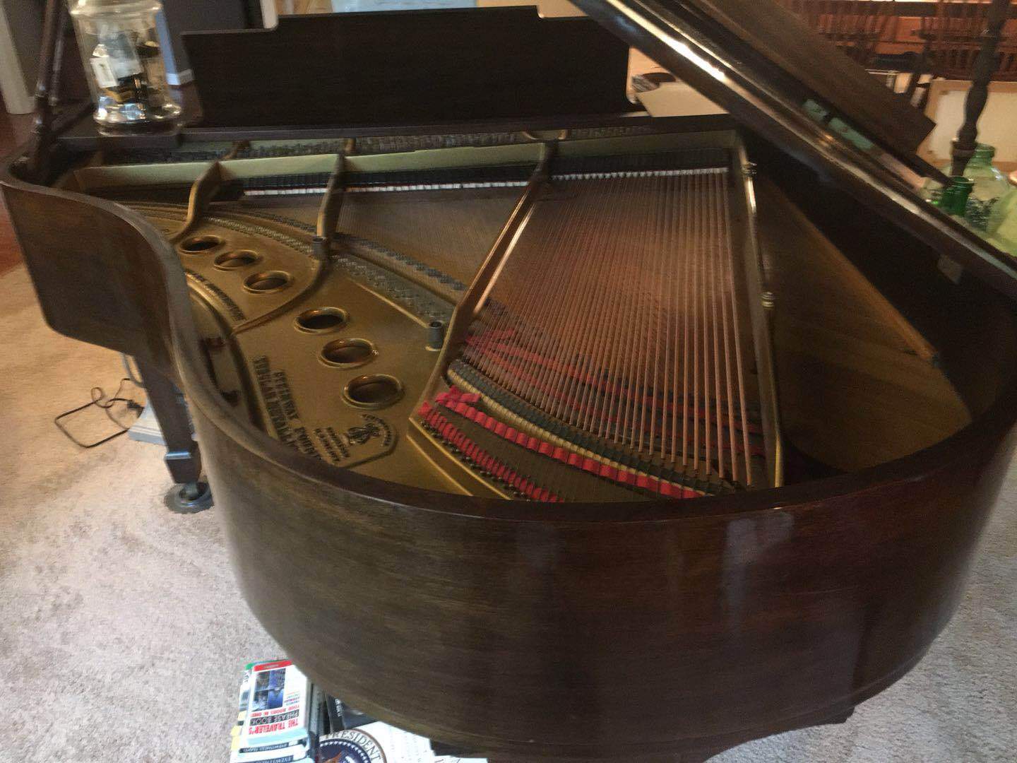 Steinway Model M Grand Piano Restored | Brown