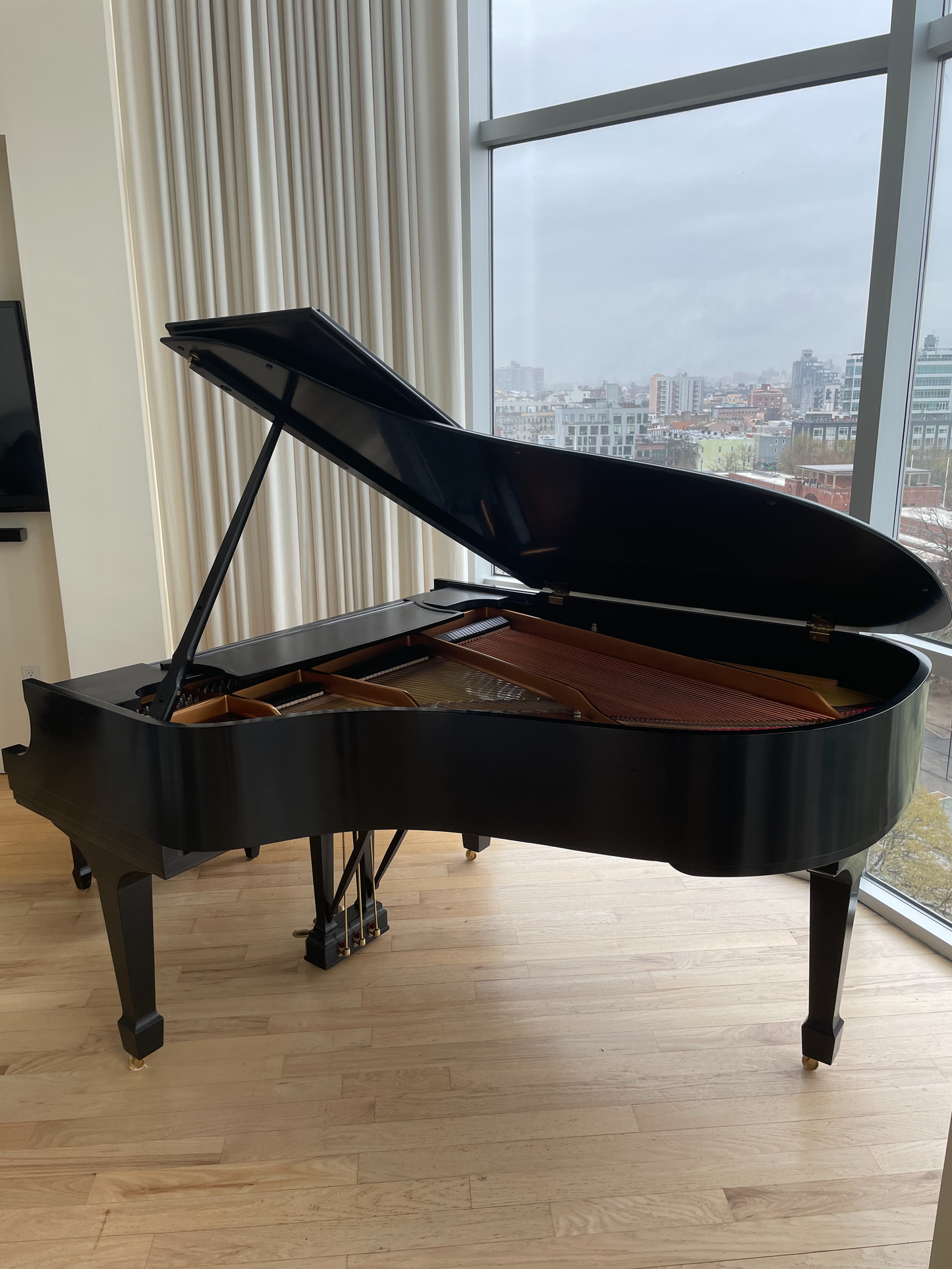 2003 Steinway Grand Piano Model L | 150th-Anniversary Limited Edition | Ebony