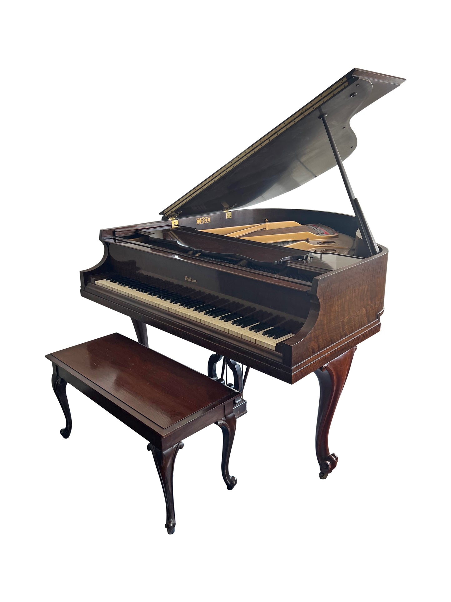 Baldwin Grand 5’2 Chippendale Design | Walnut