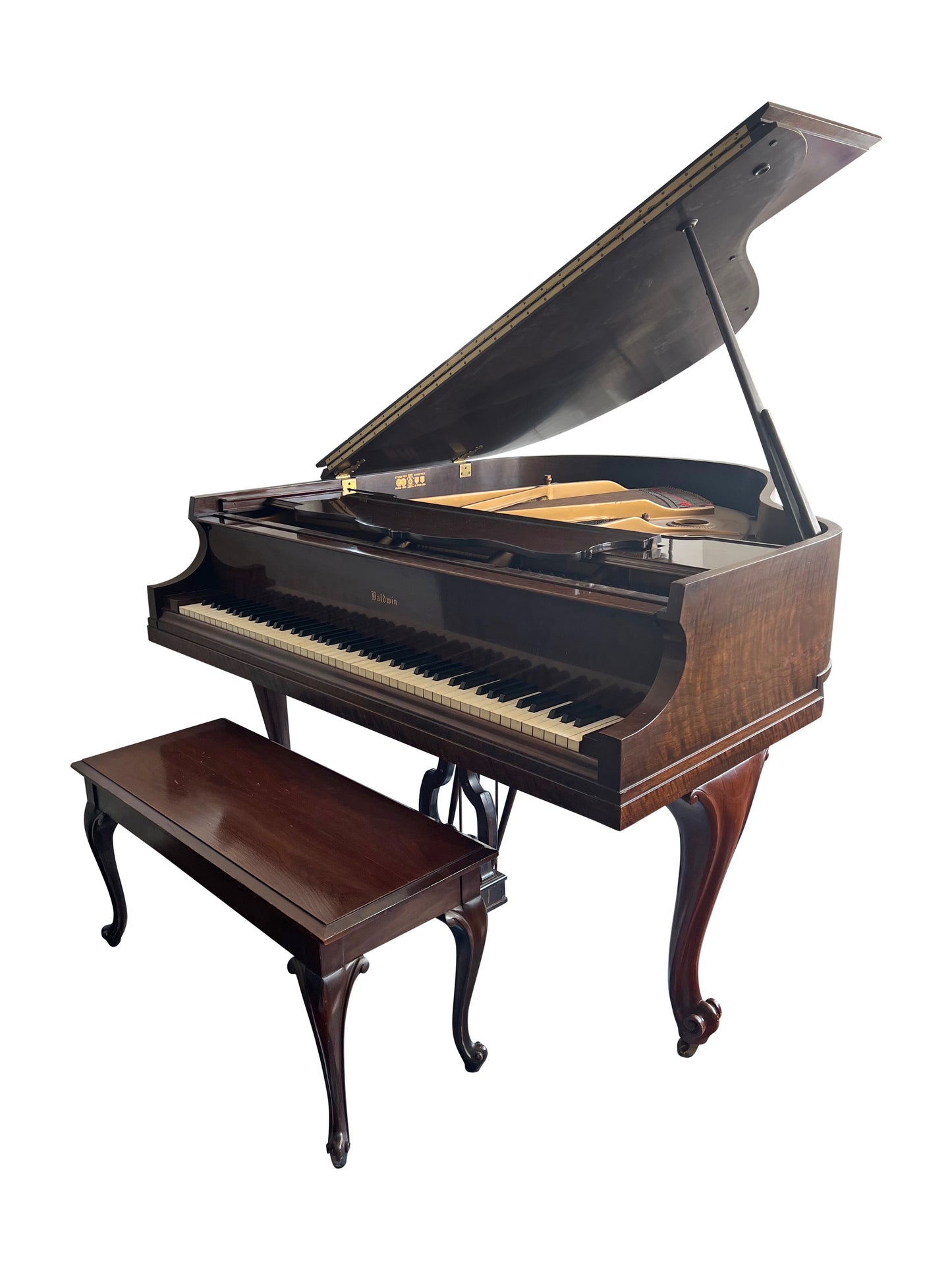 Baldwin Grand 5’2 Chippendale Design | Walnut