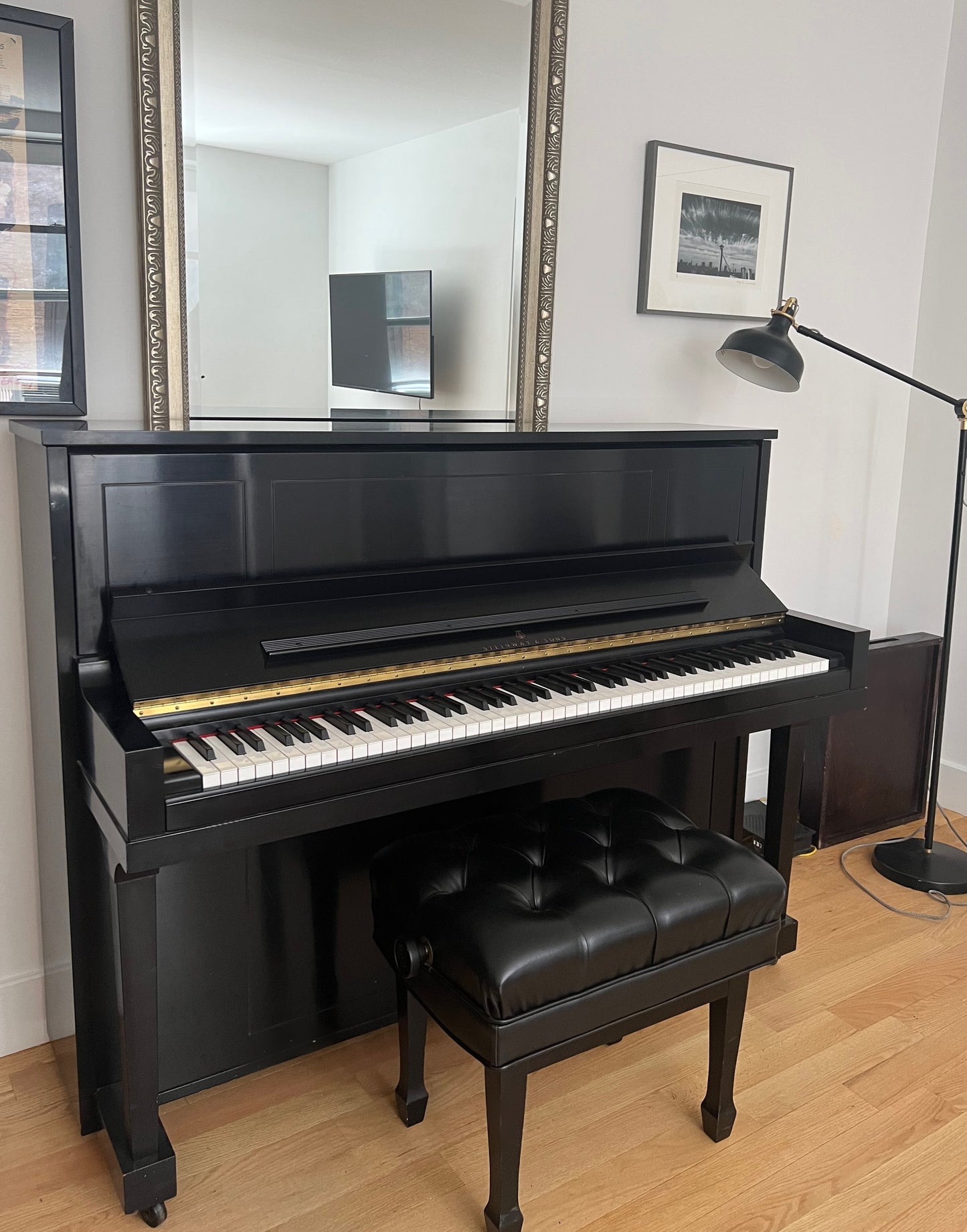 2000 Steinway Upright Model 45 | Ebony