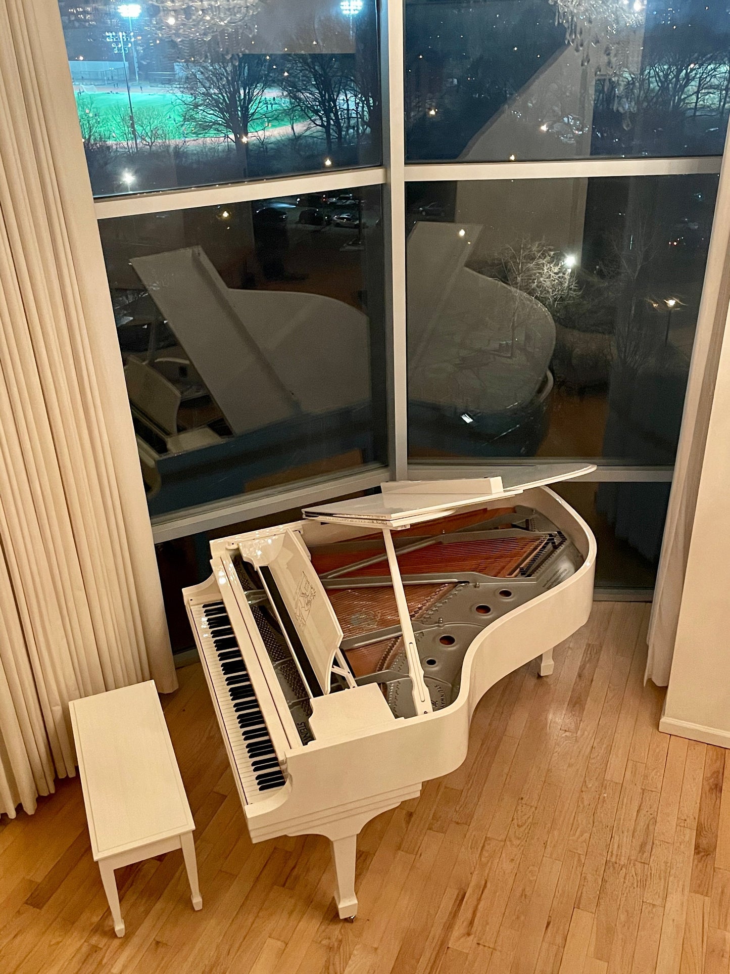 Sterling Silver John Lennon Extremely Limited Edition Steinway Model A in White