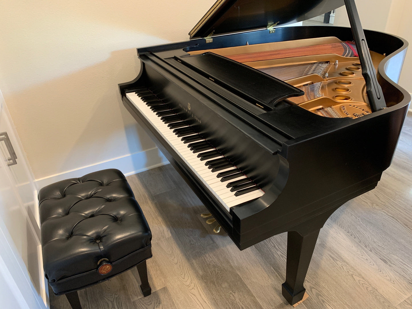 Steinway Model M Grand Piano Ebony (Irvine, CA)