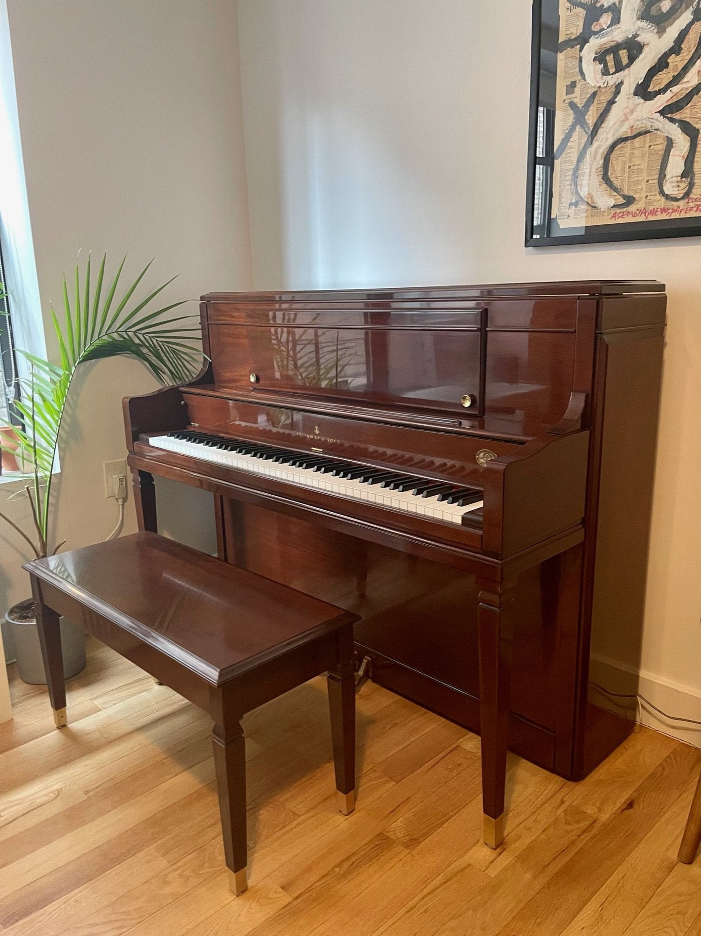 Steinway Upright Piano | Sheraton style | 2003 Limited Anniversary Edition