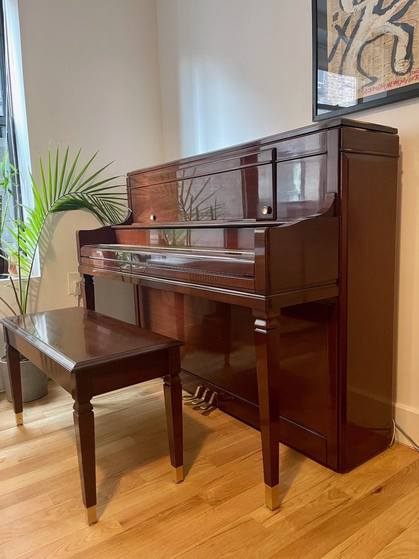 Steinway Upright Piano | Sheraton style | 2003 Limited Anniversary Edition