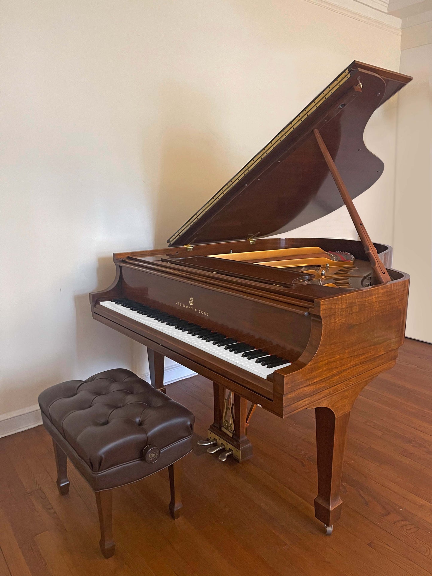 2000 Crown Jewel Steinway Grand Piano Model M | Walnut
