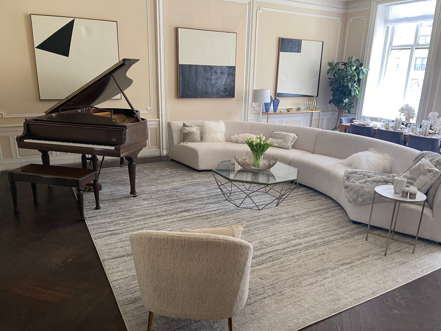 140th Anniversary Special Edition Hepplewhite Steinway Model M Purchased New 1994 | Mahogany