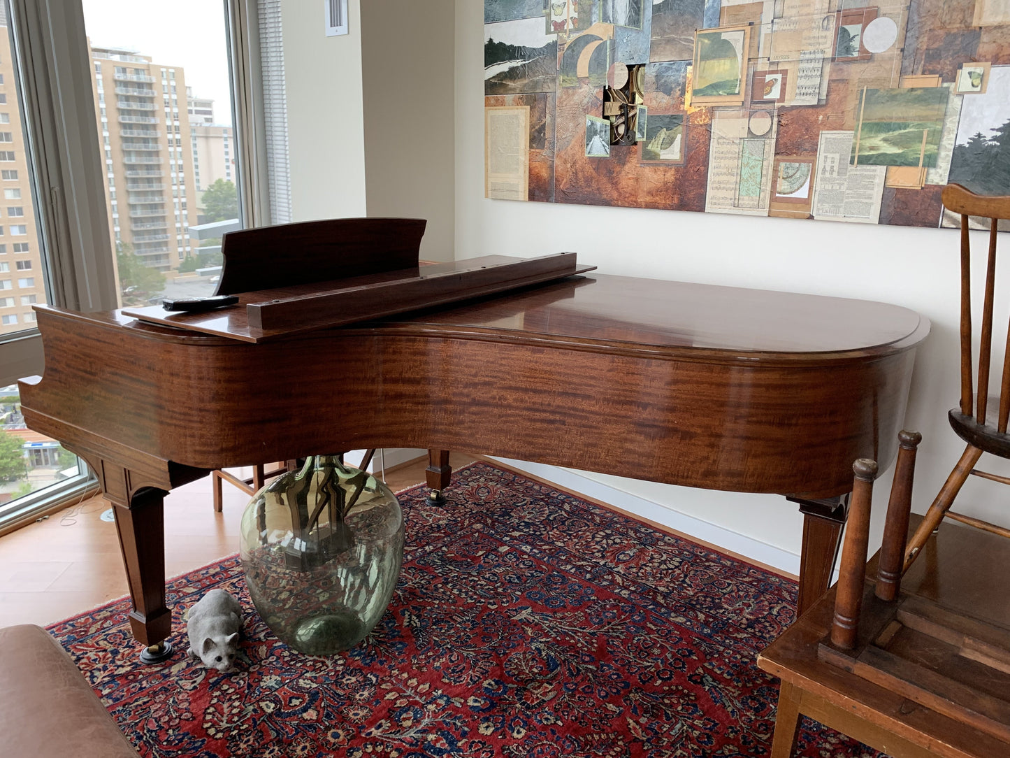 Steinway Model B 1936 | Flame Mahogany Finish | Restored