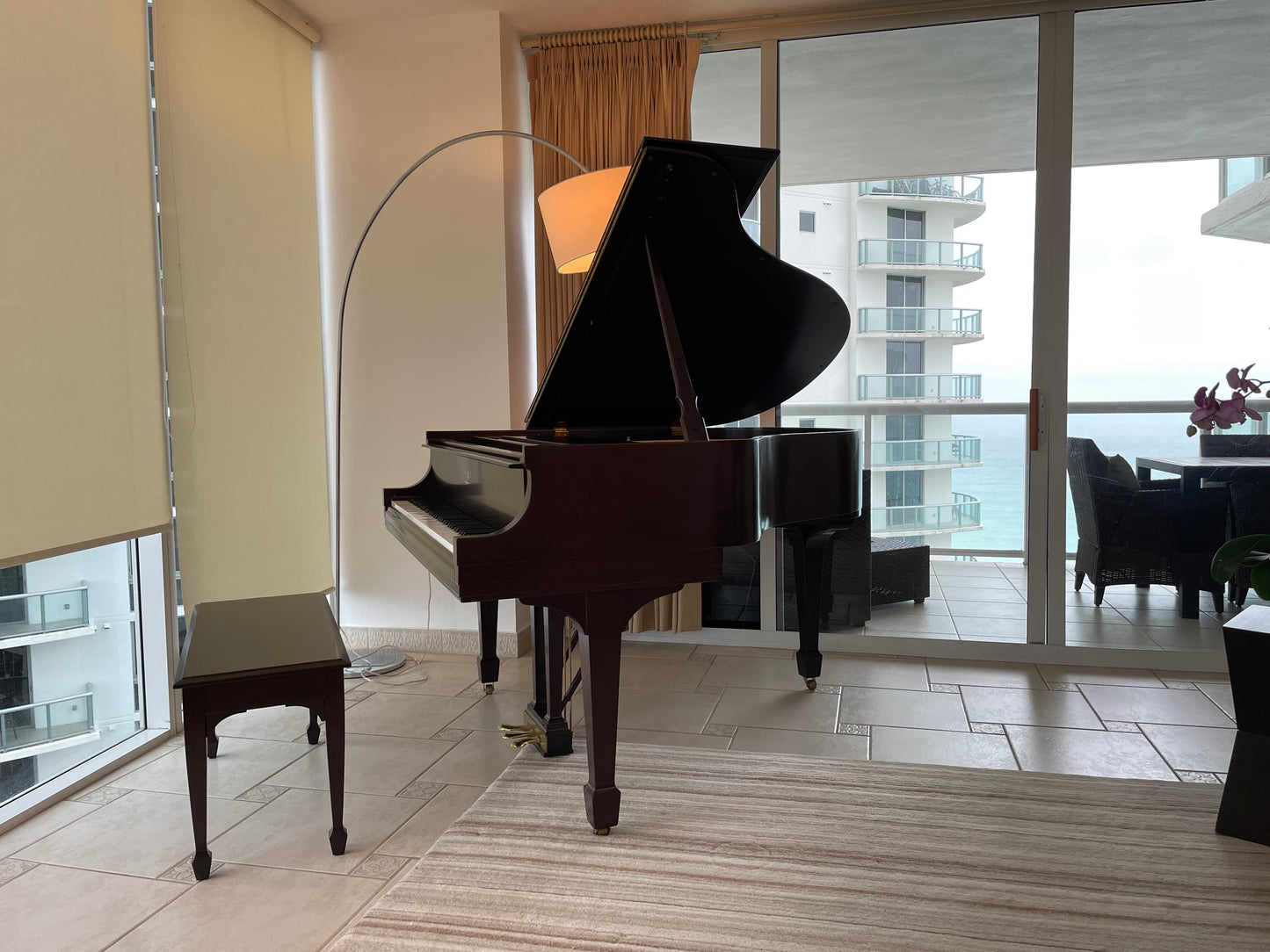 Steinway Model S | Located in Miami | Dark Brown Finish