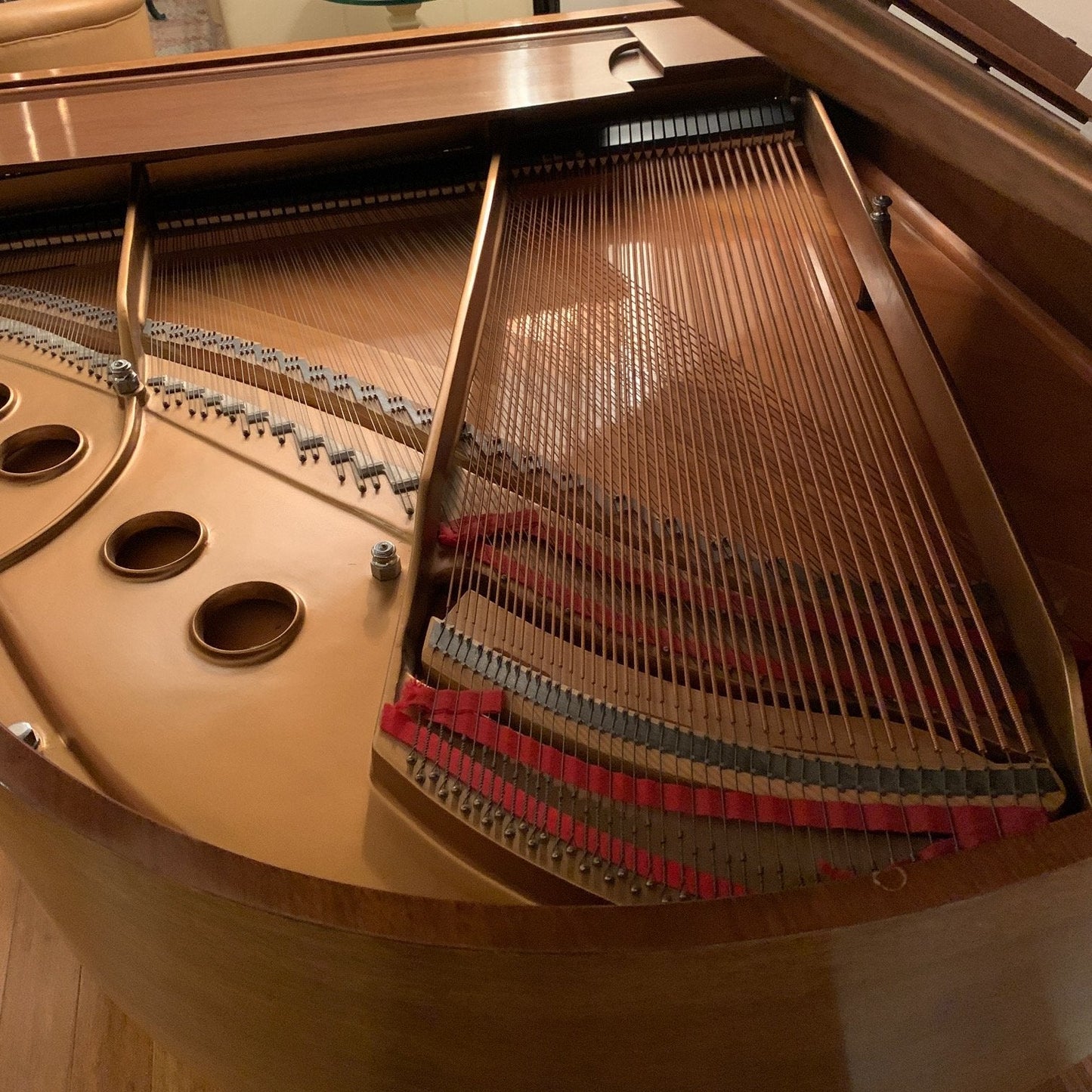 1988 Model S Steinway | NY | Light Tan Wood Grain Finish