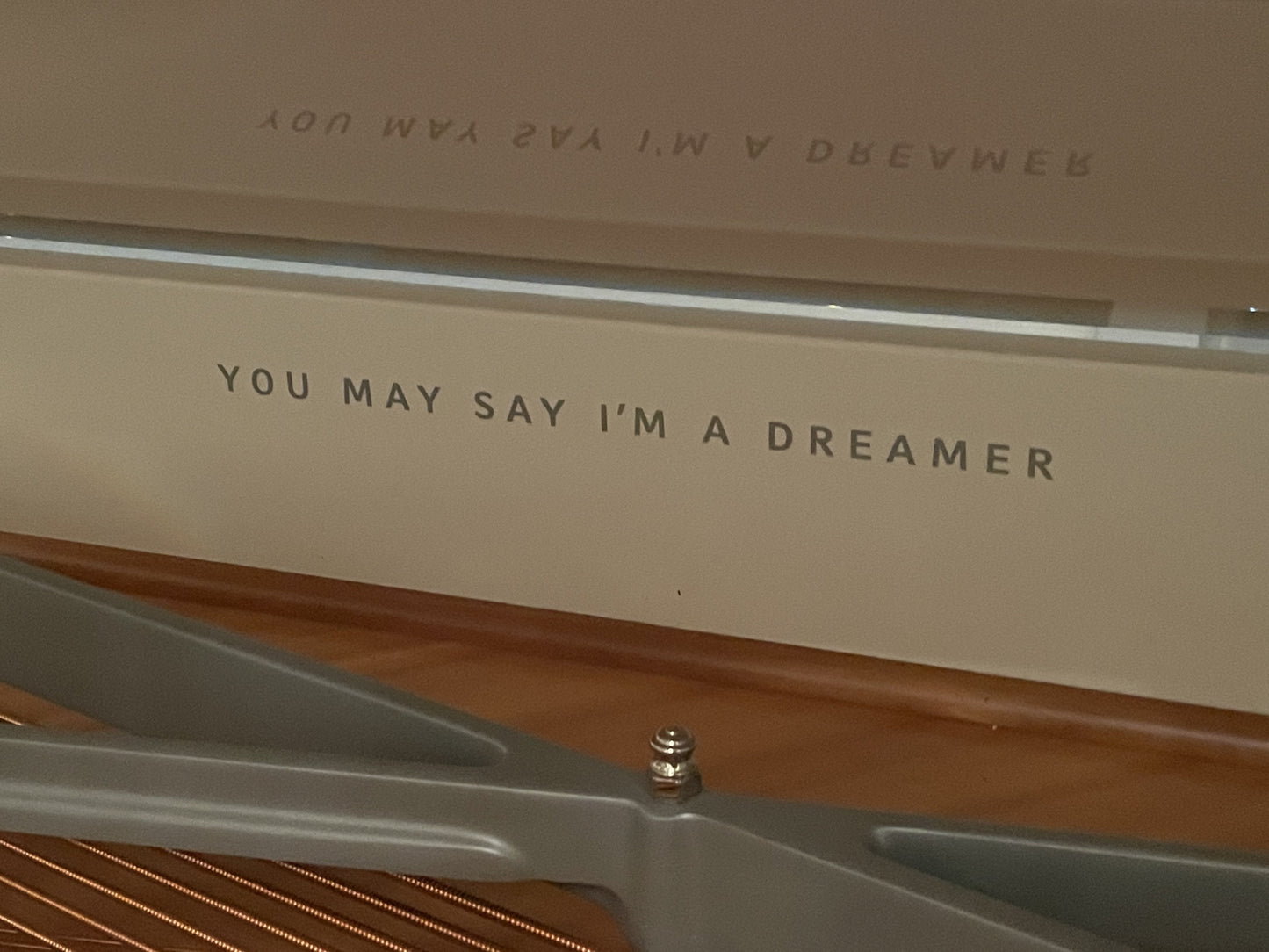 Sterling Silver John Lennon Extremely Limited Edition Steinway Model A in White