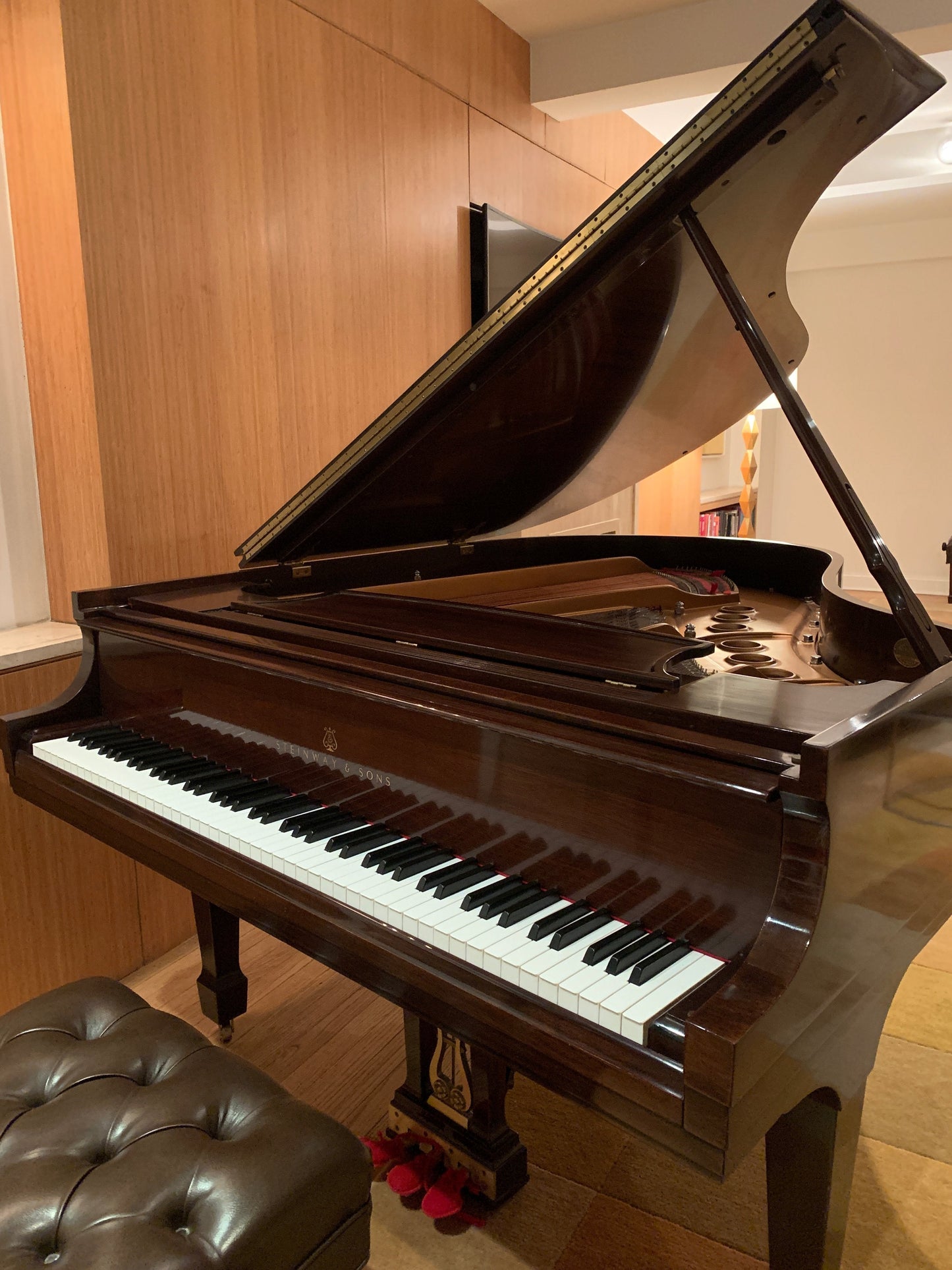 2003 Steinway Model M Piano | Crown Jewel Mahogany