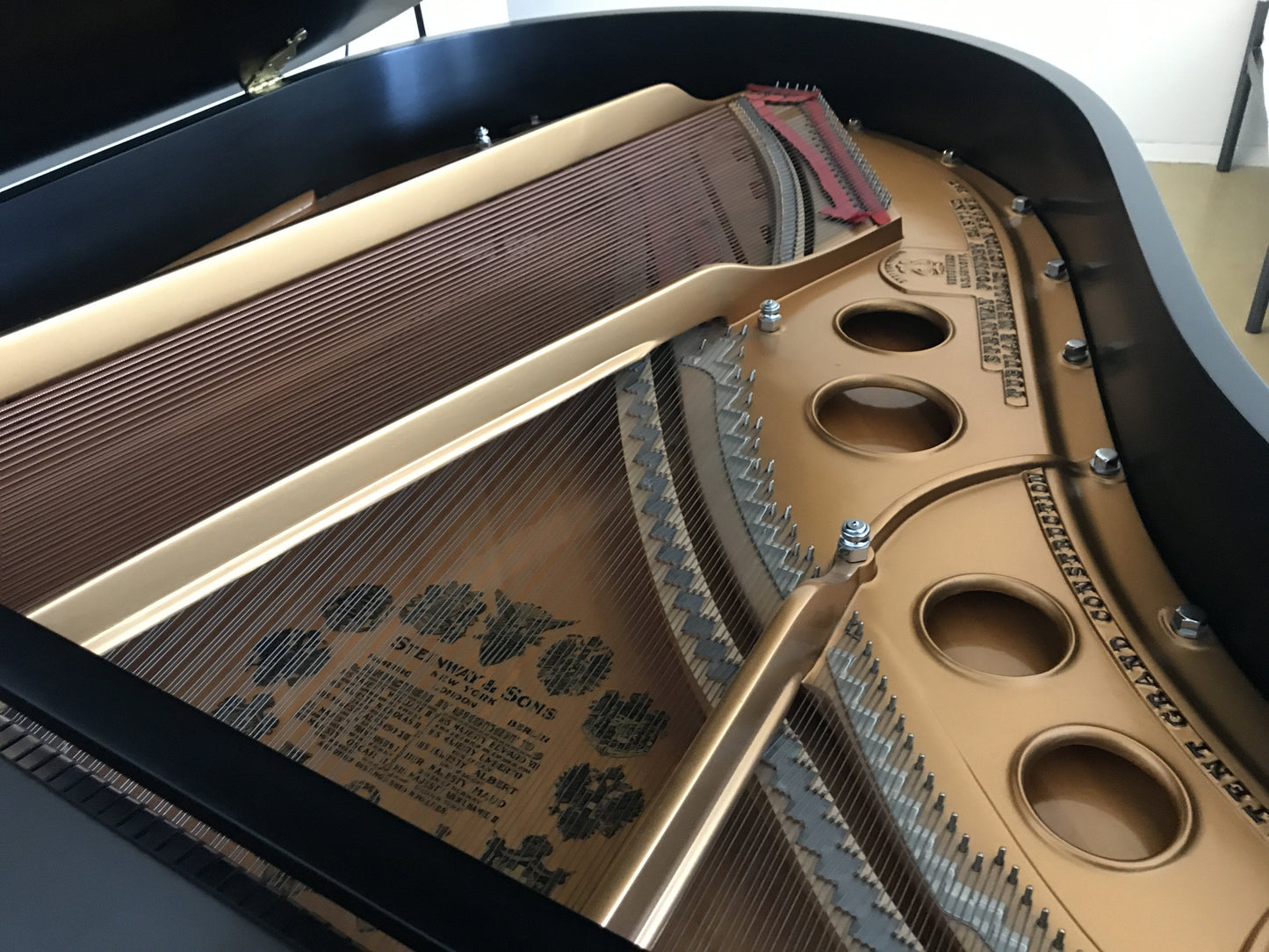 Steinway Model O Grand Piano | Ebony | Certified Rebuild at the Steinway Factory