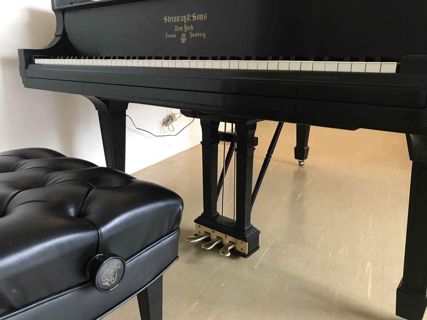 Steinway Model O Grand Piano | Ebony | Certified Rebuild at the Steinway Factory