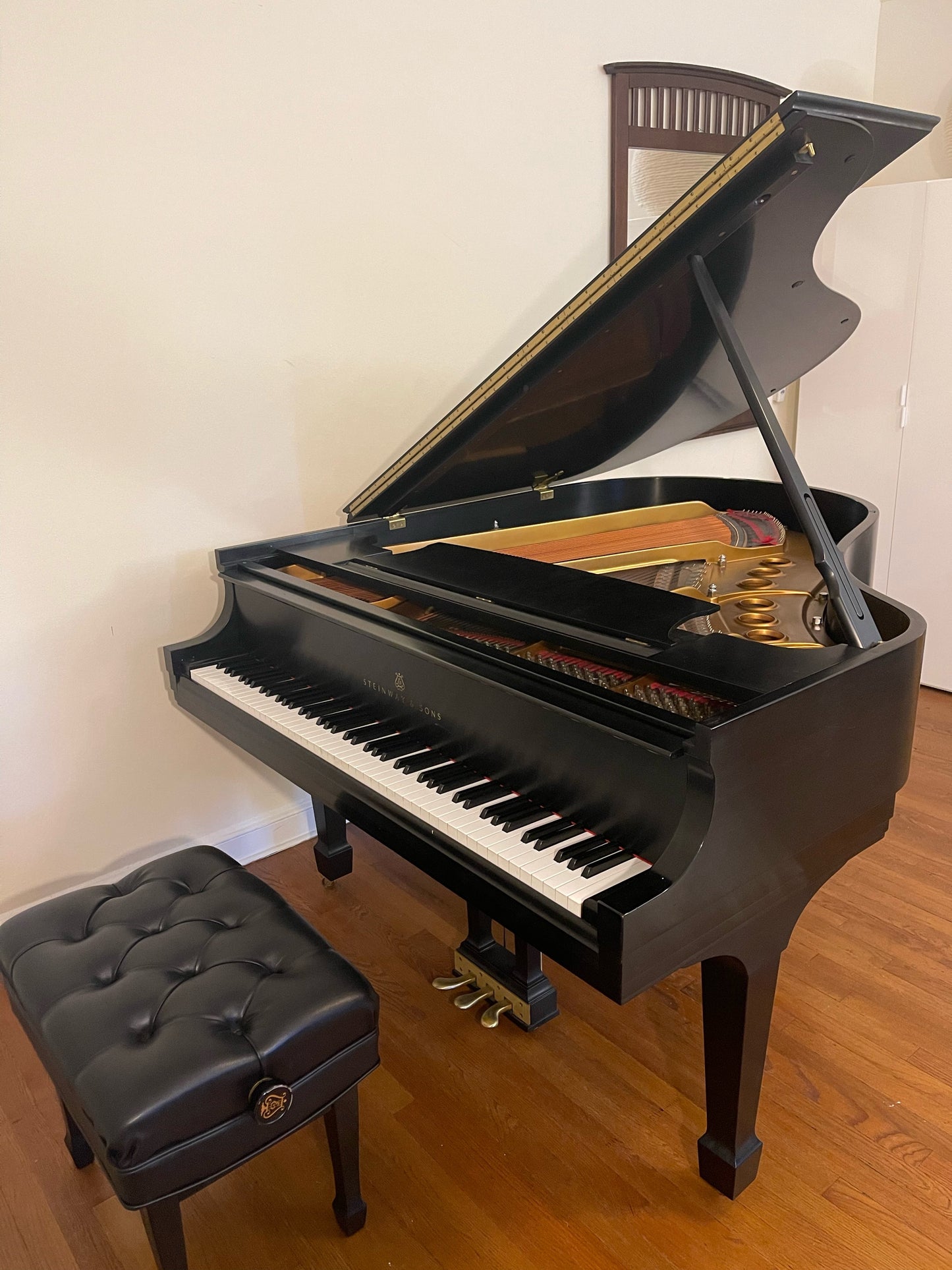 2002 Steinway Grand Piano Model M | Ebony
