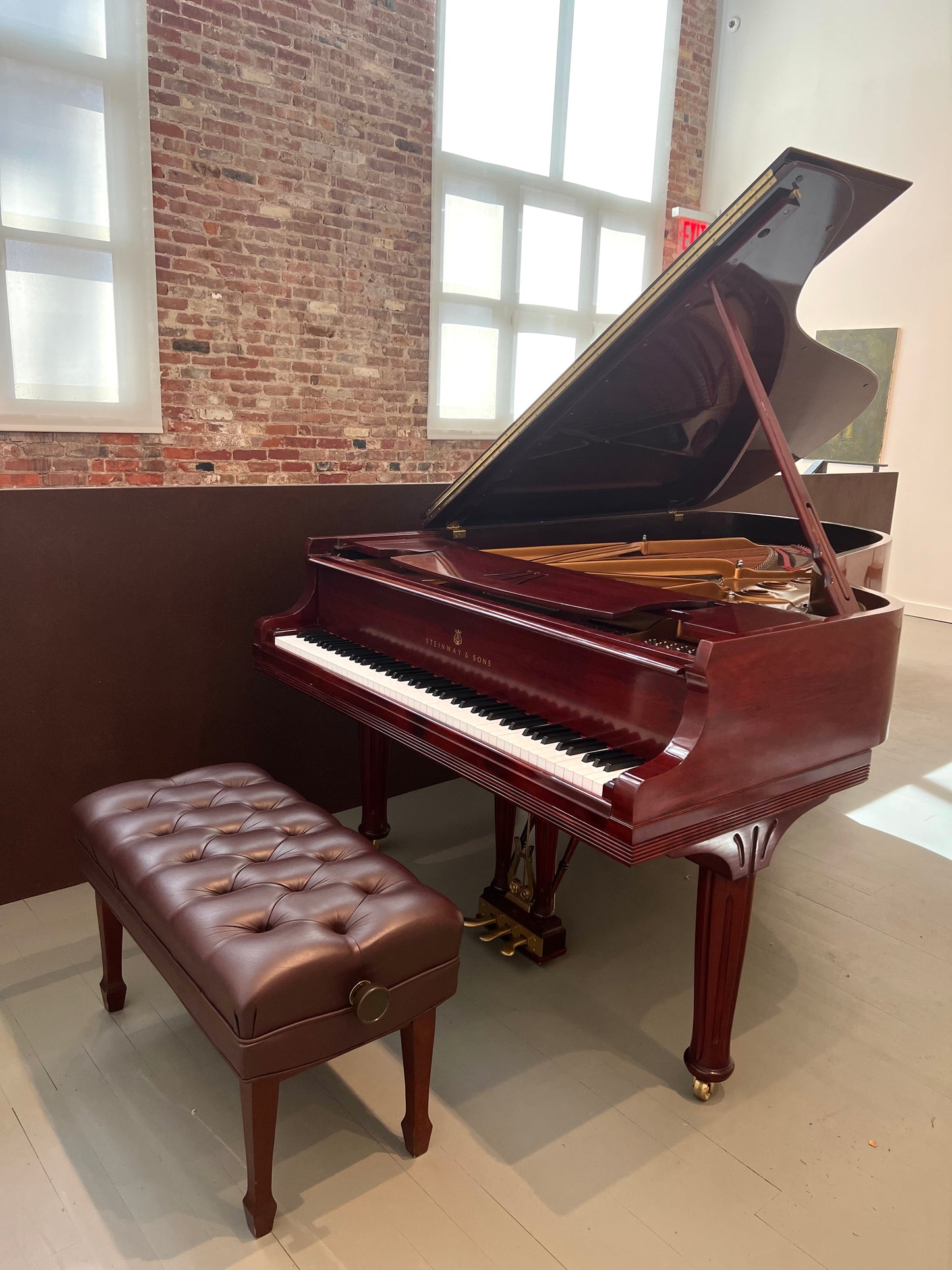 2003 Hepplewhite Steinway Grand Piano Model B | Premium Cherry